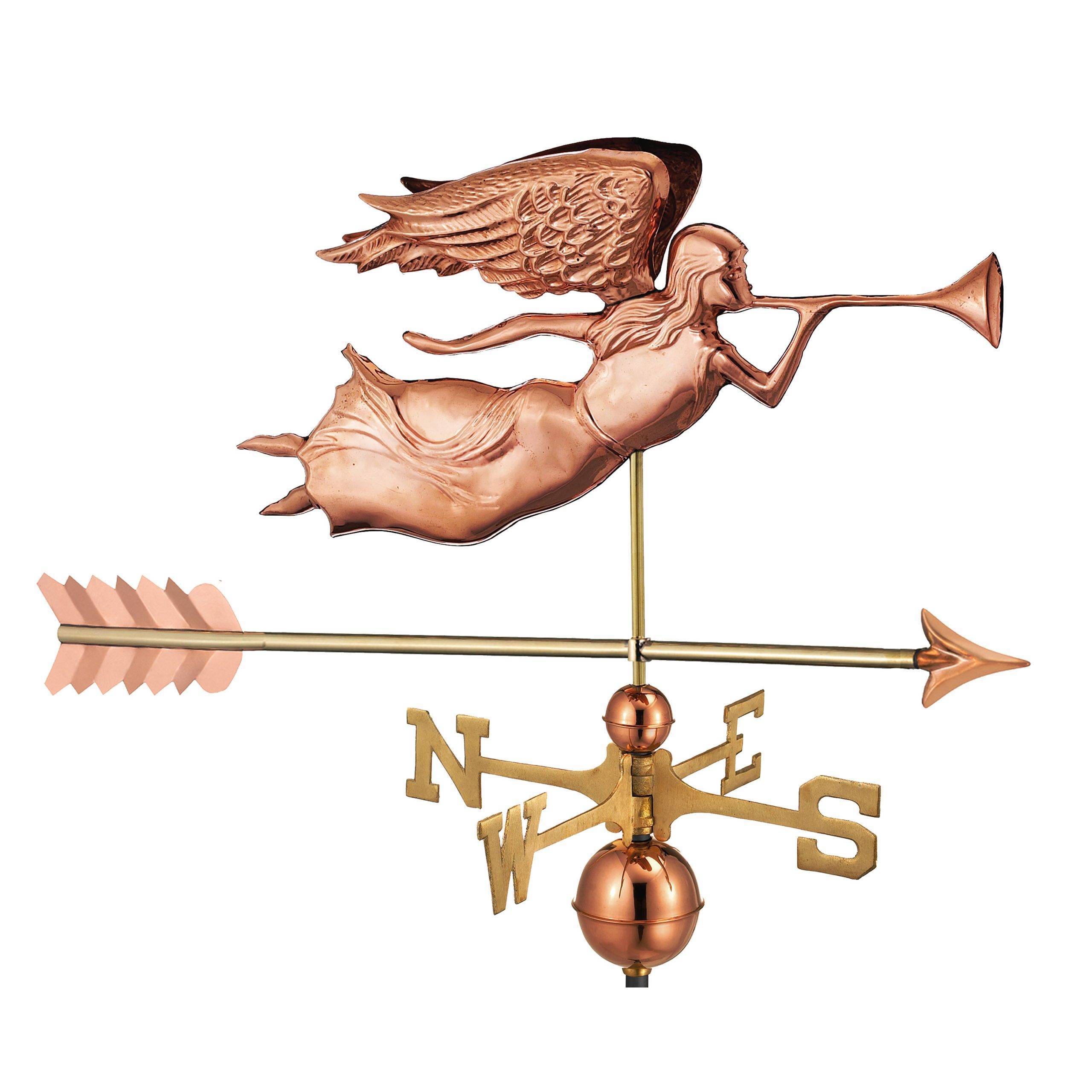 Angel with Arrow Polished Weathervane - Image 3