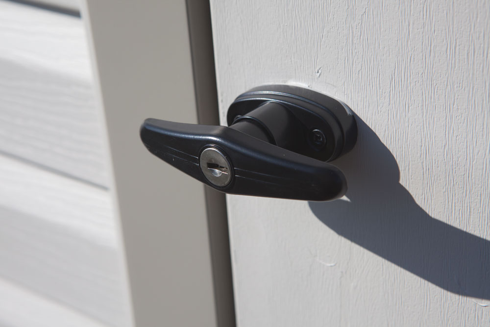 Black T Shed Door Handle