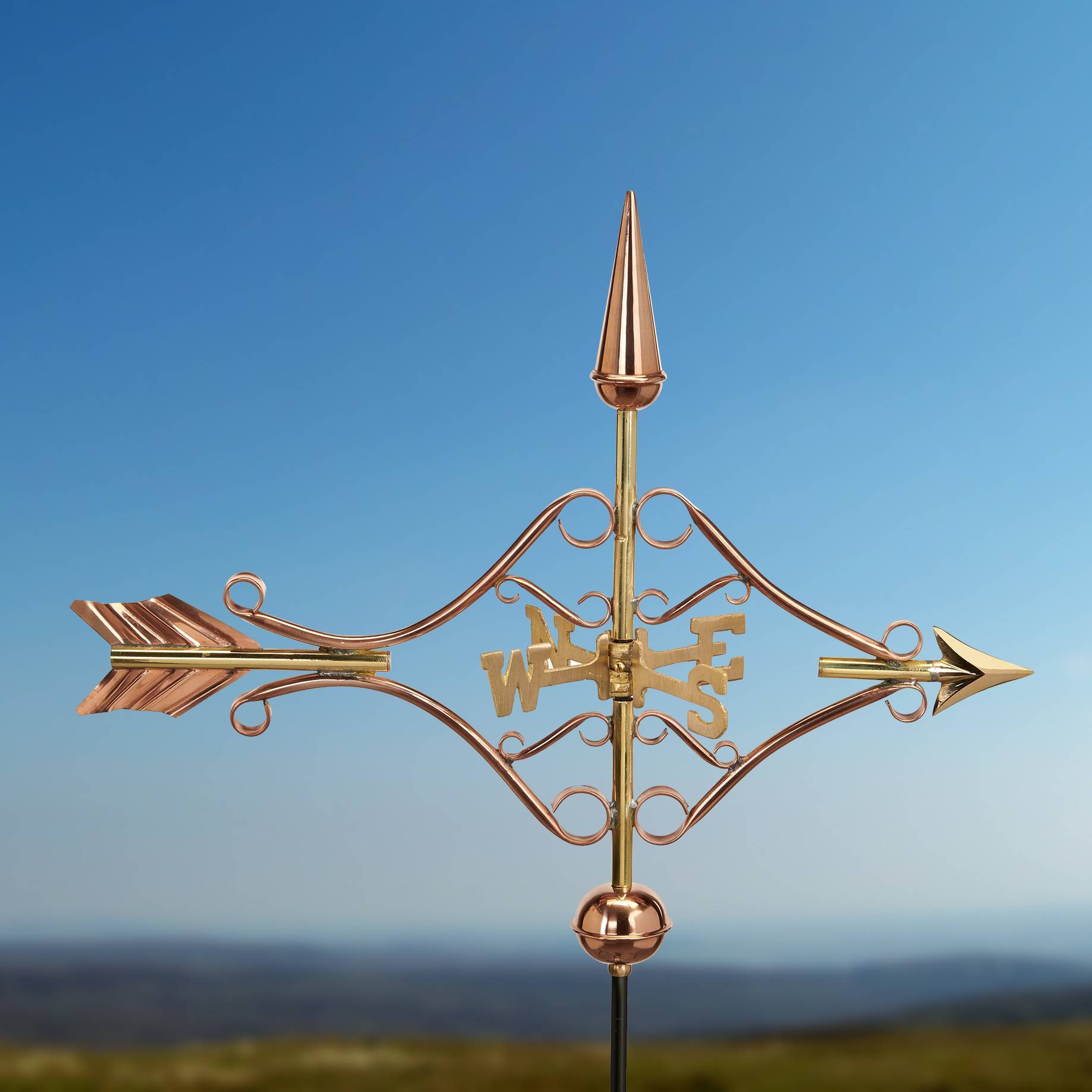 Cottage Victorian Arrow Polished Weathervane