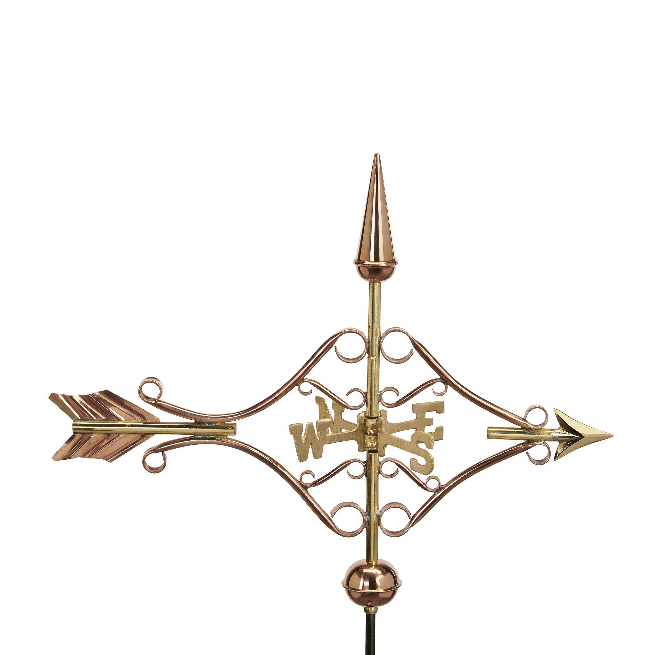 Cottage Victorian Arrow Polished Weathervane - Image 3