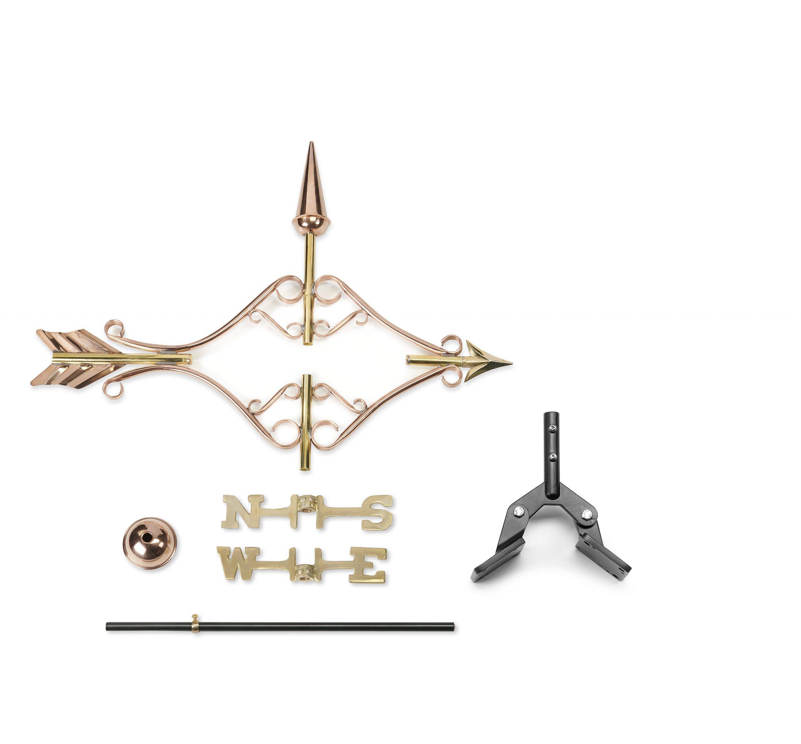 Cottage Victorian Arrow Polished Weathervane - Image 2