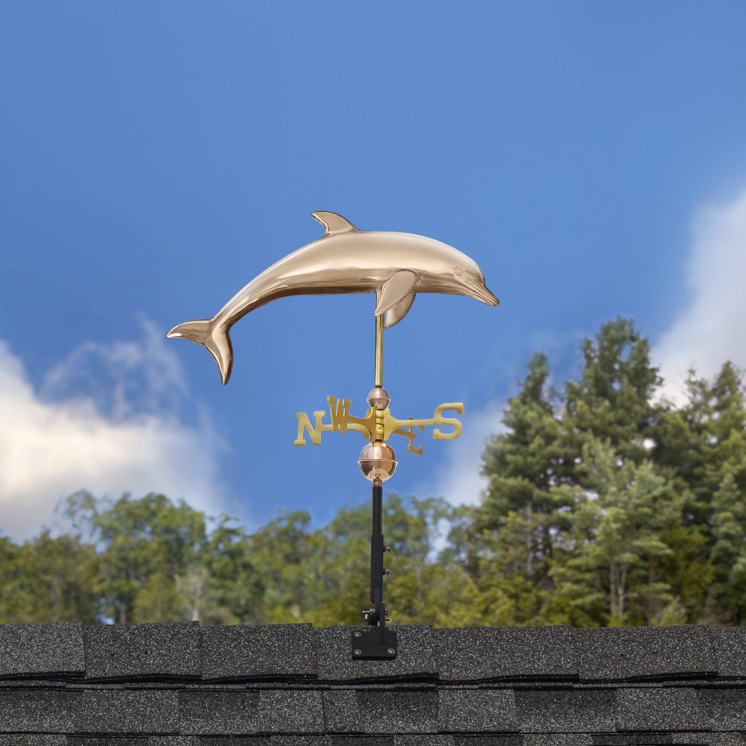 Dolphin Polished Weathervane - Image 2