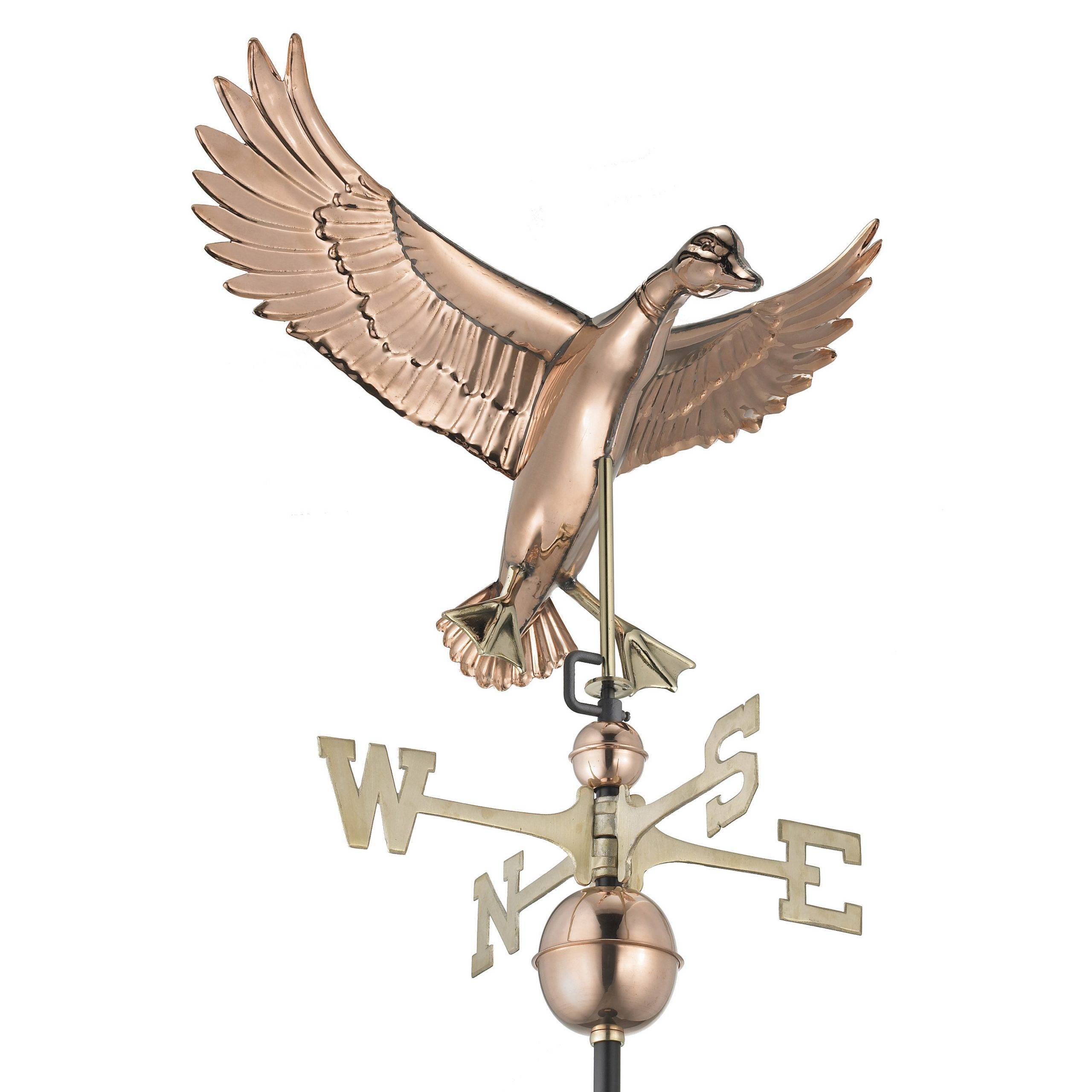 Landing Duck Polished Weathervane - Image 2