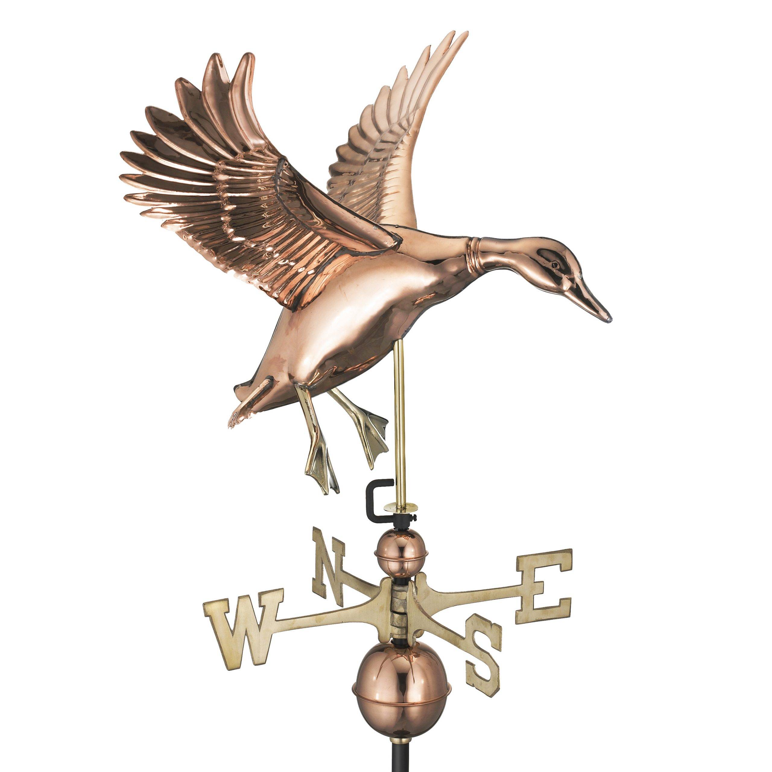 Landing Duck Polished Weathervane - Image 3