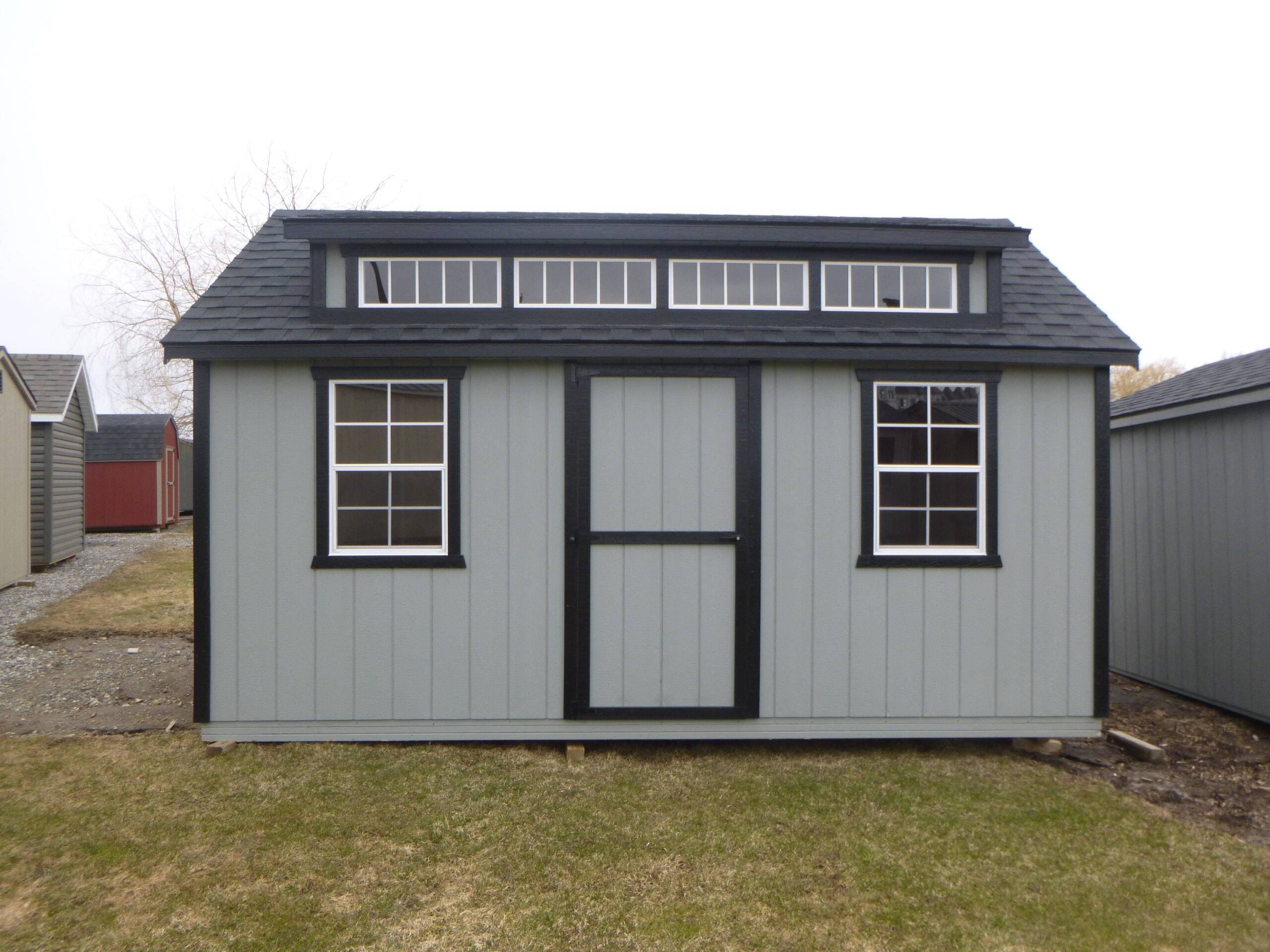 10 x 16 Transom Shed with Side Entry Door - Image 3