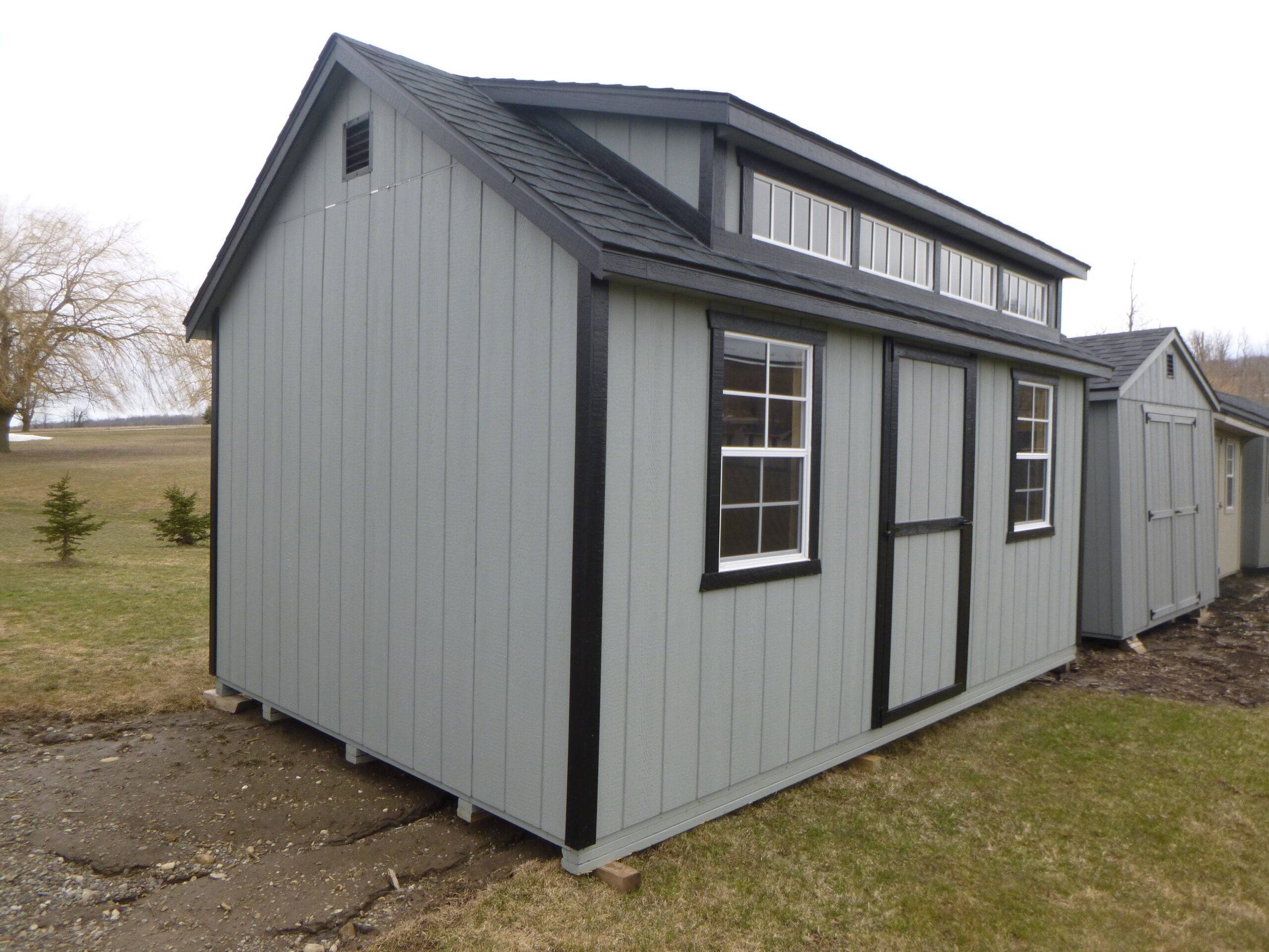 10 x 16 Transom Shed with Side Entry Door - Image 2