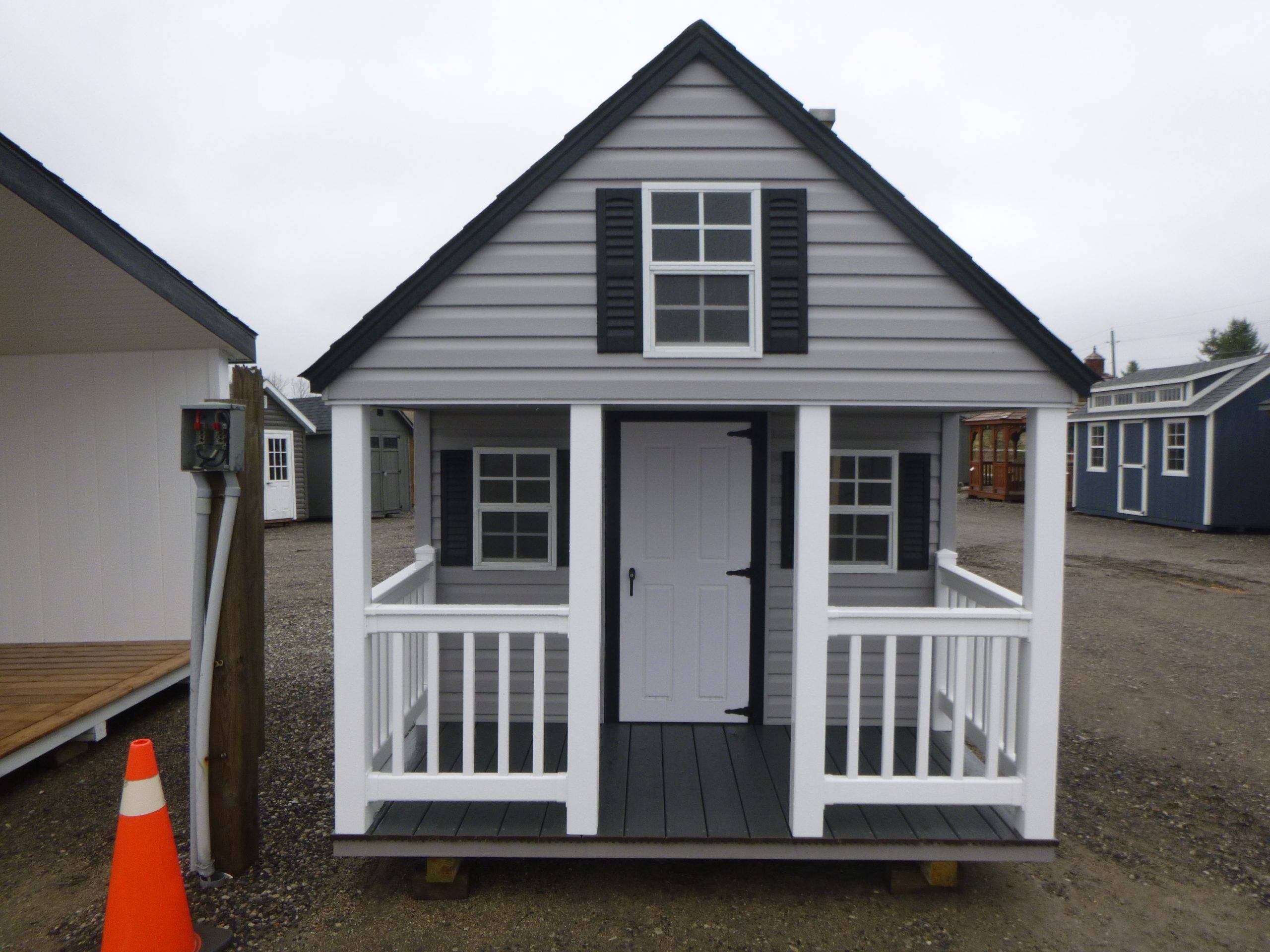 8 x 12 A-Frame Vinyl Playhouse - Image 4