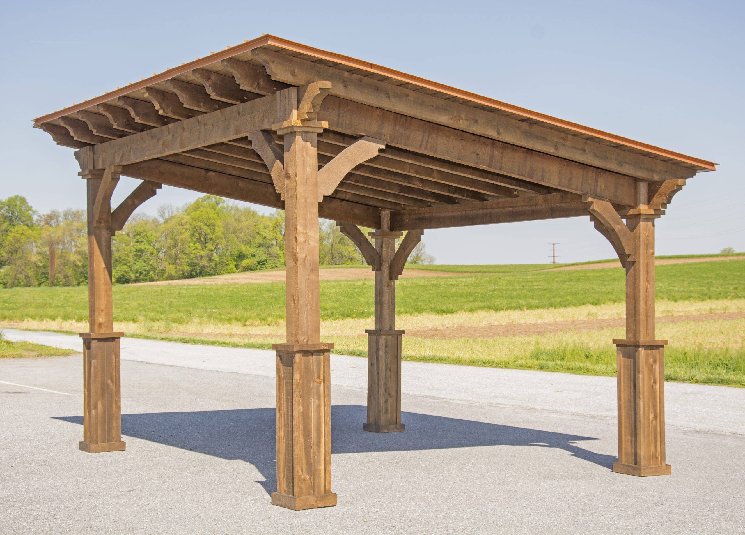 10 x 12 Southern Pine Pergola - Image 3