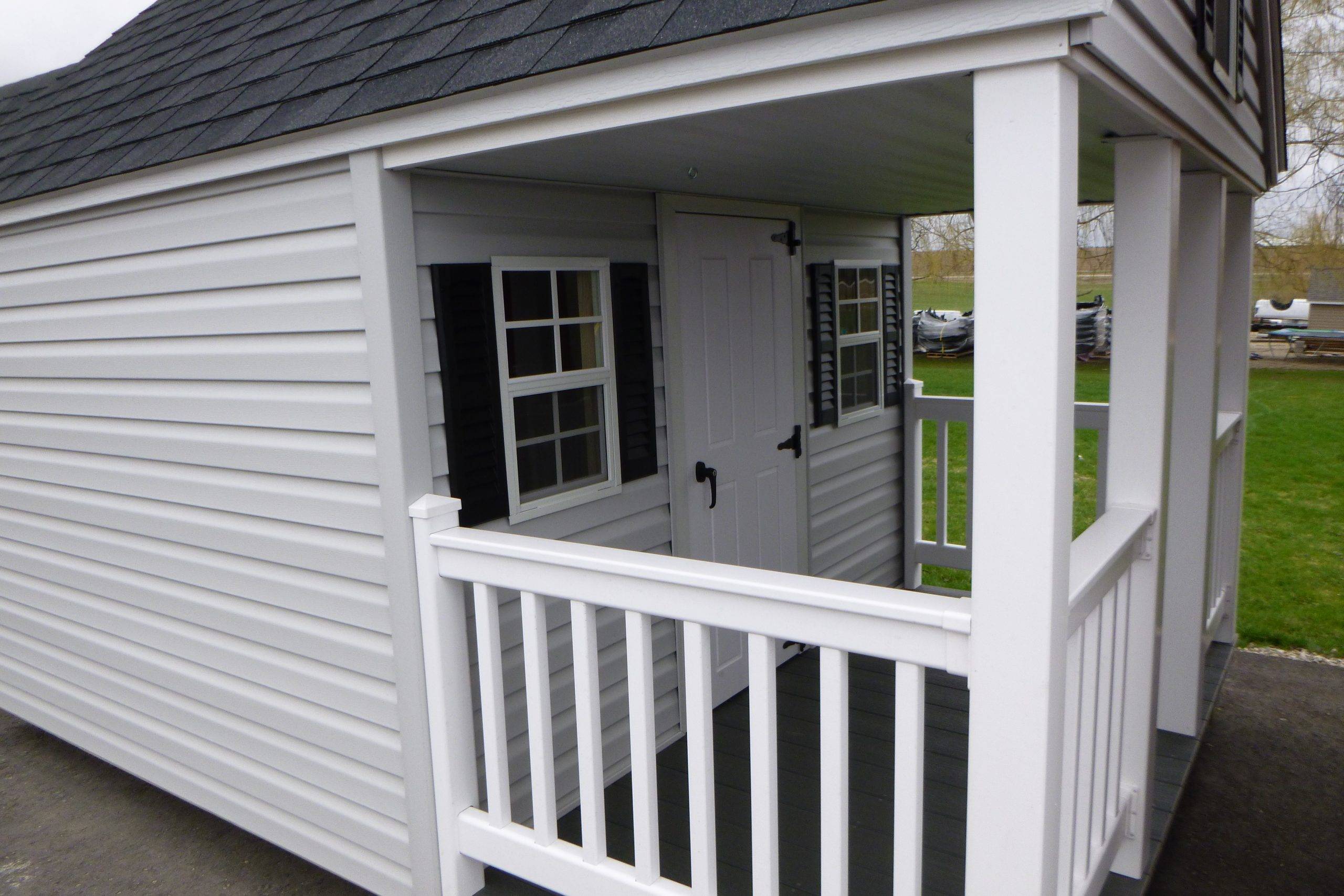 8 x 12 A-Frame Vinyl Playhouse - Image 3