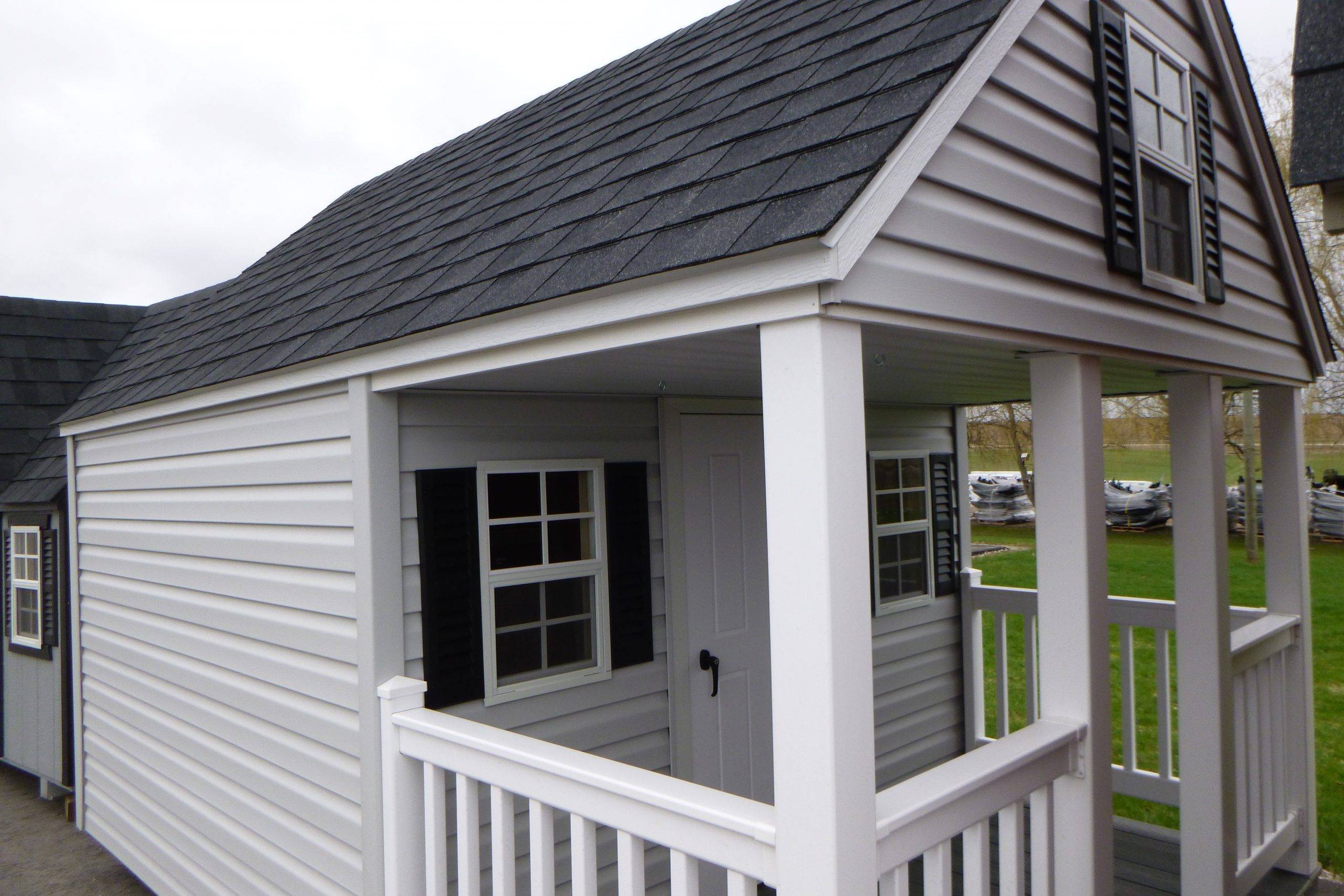 8 x 12 A-Frame Vinyl Playhouse - Image 2