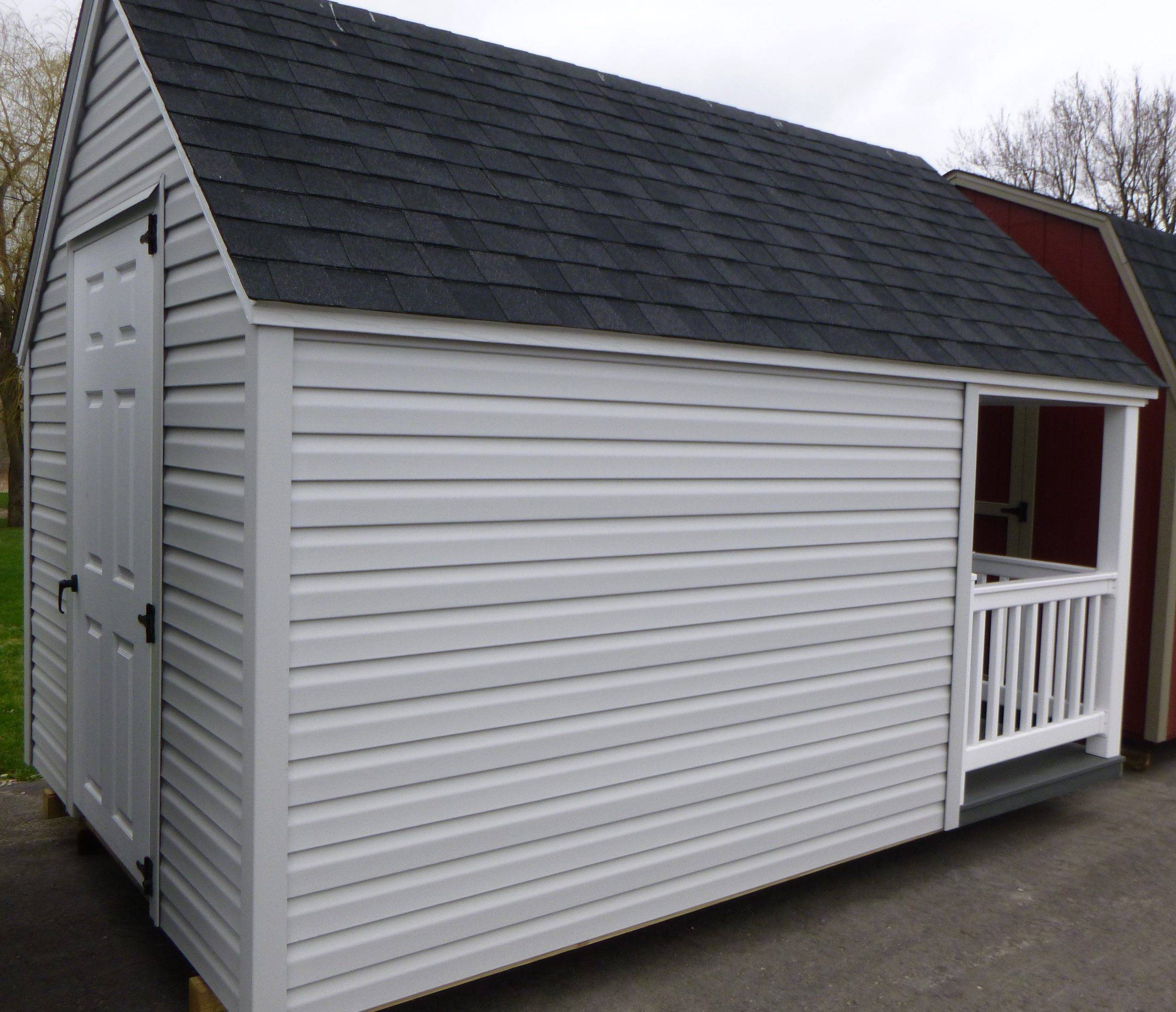 8 x 12 A-Frame Vinyl Playhouse - Image 4
