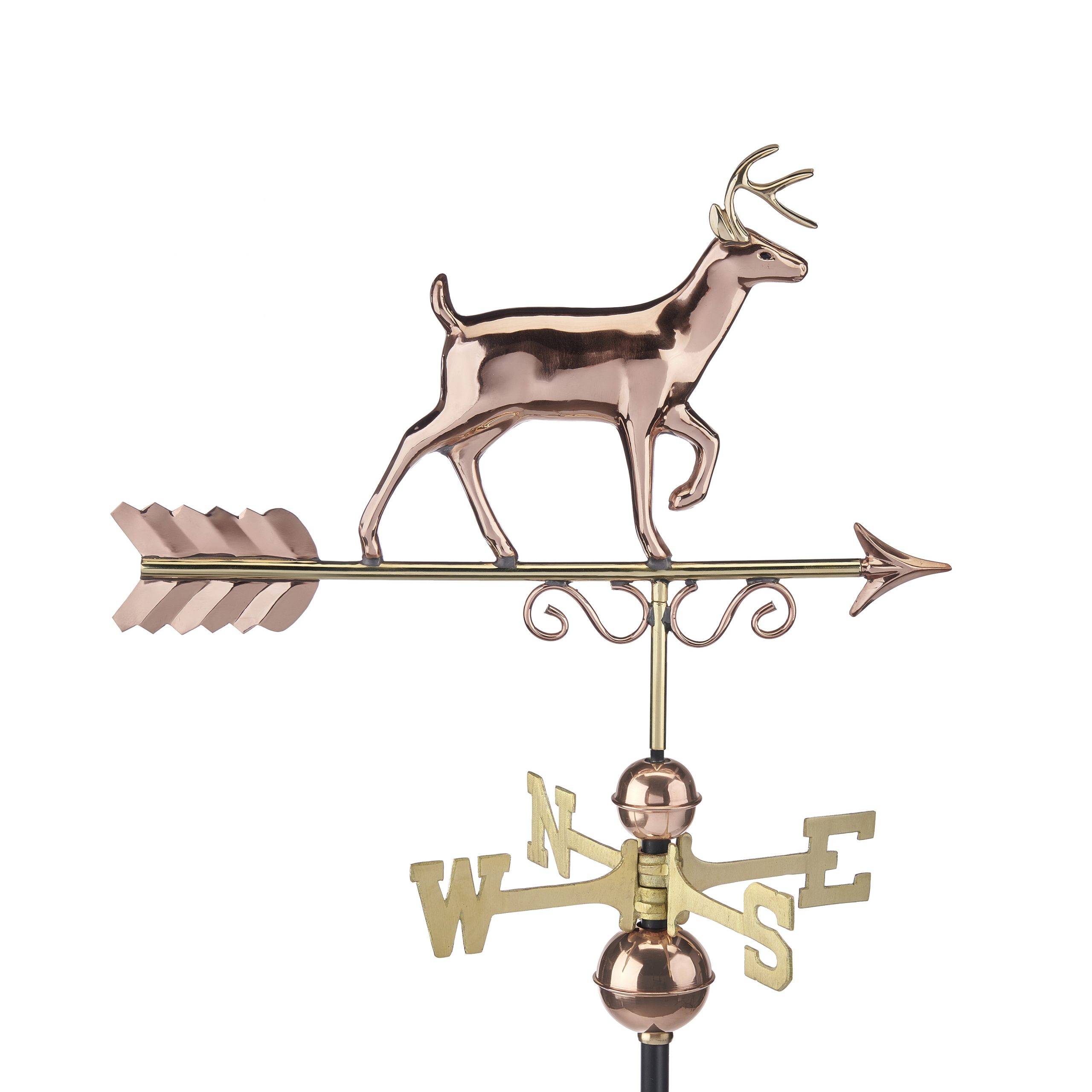 Proud Buck Polished Weathervane - Image 3