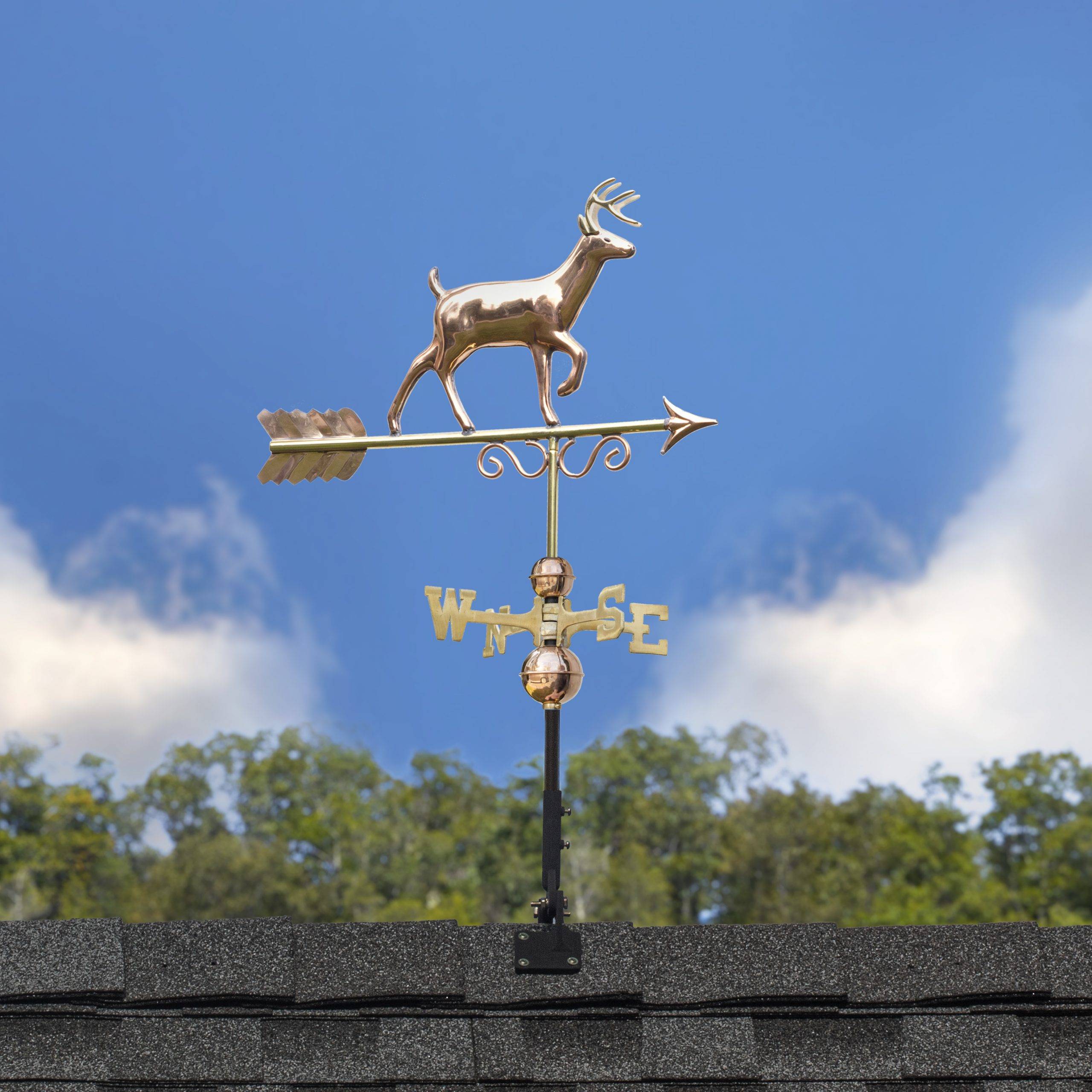 Proud Buck Polished Weathervane - Image 5