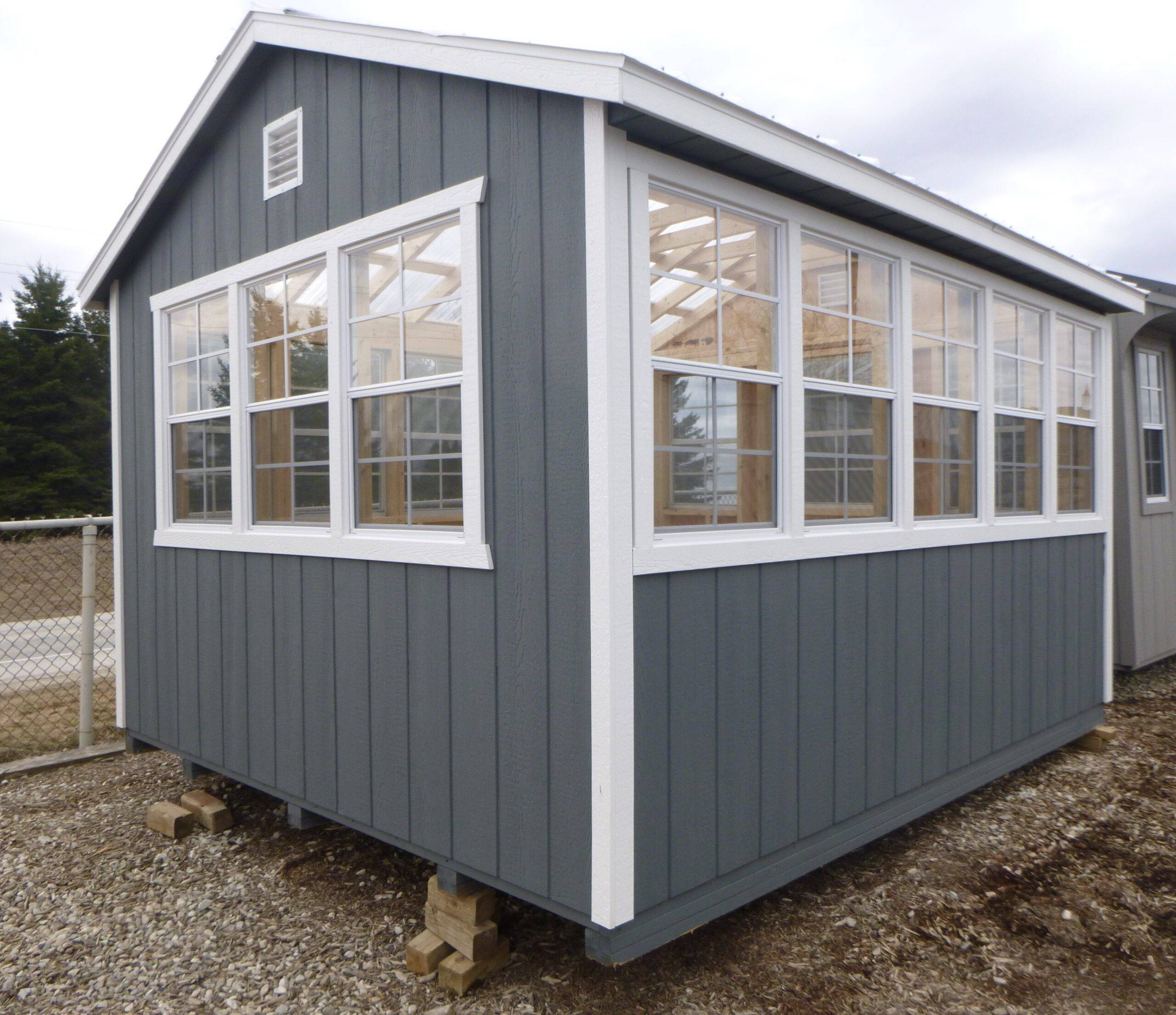 10 x 12 Greenhouse Sun Shed - Image 2