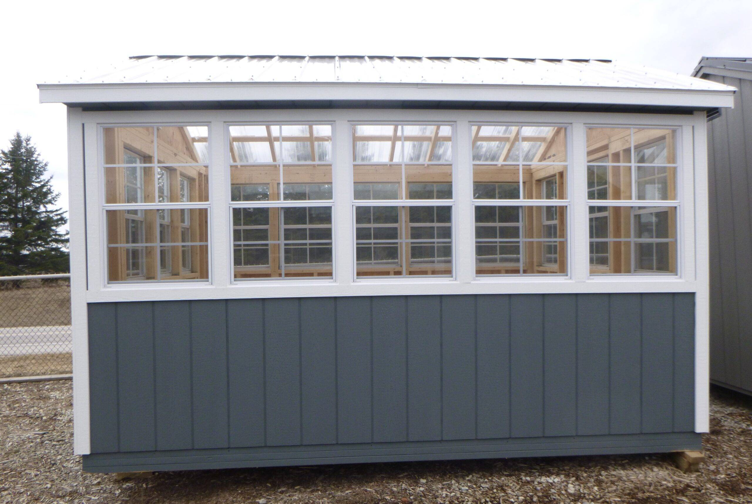 10 x 12 Greenhouse Sun Shed - Image 3