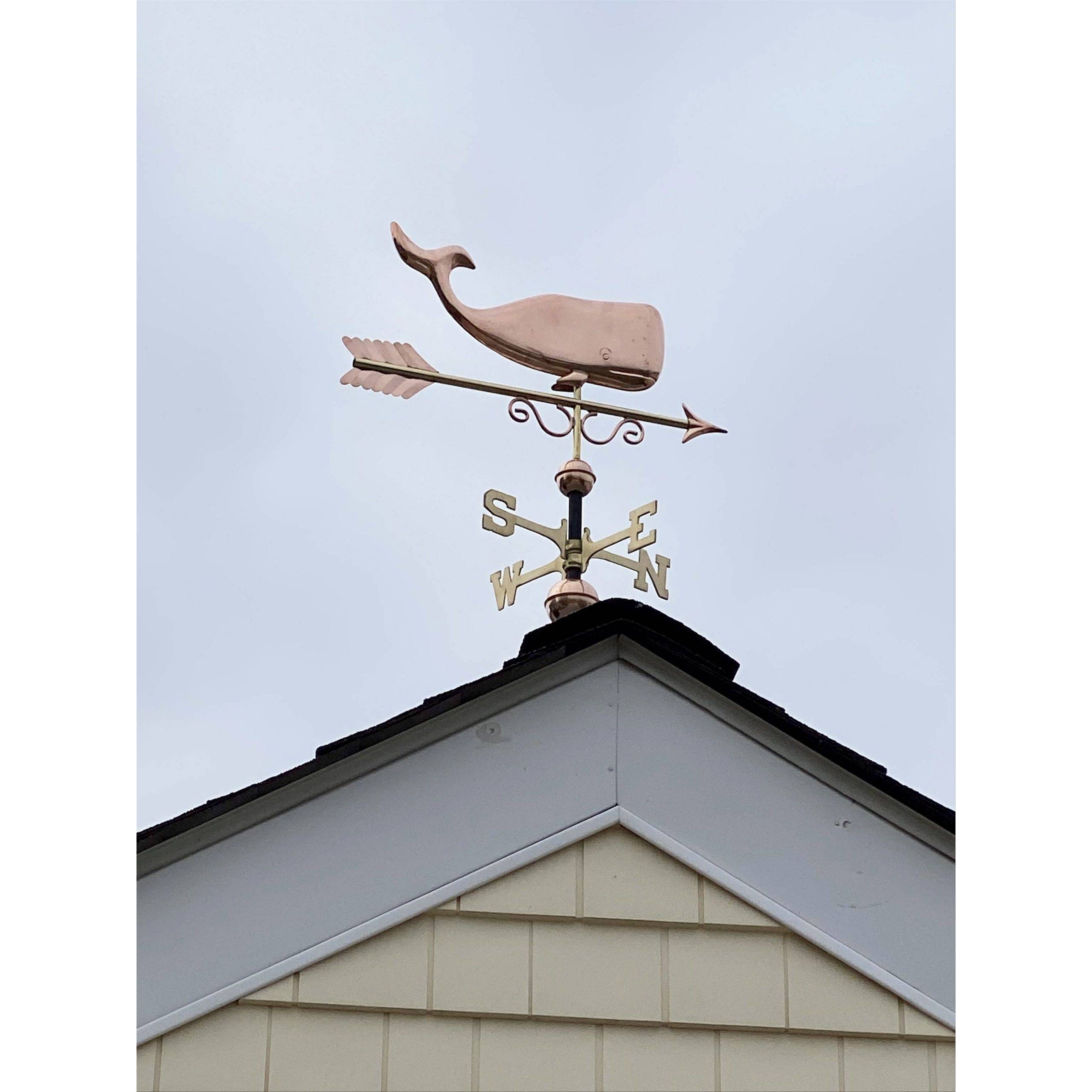 Save the Whales Polished Weathervane - Image 4
