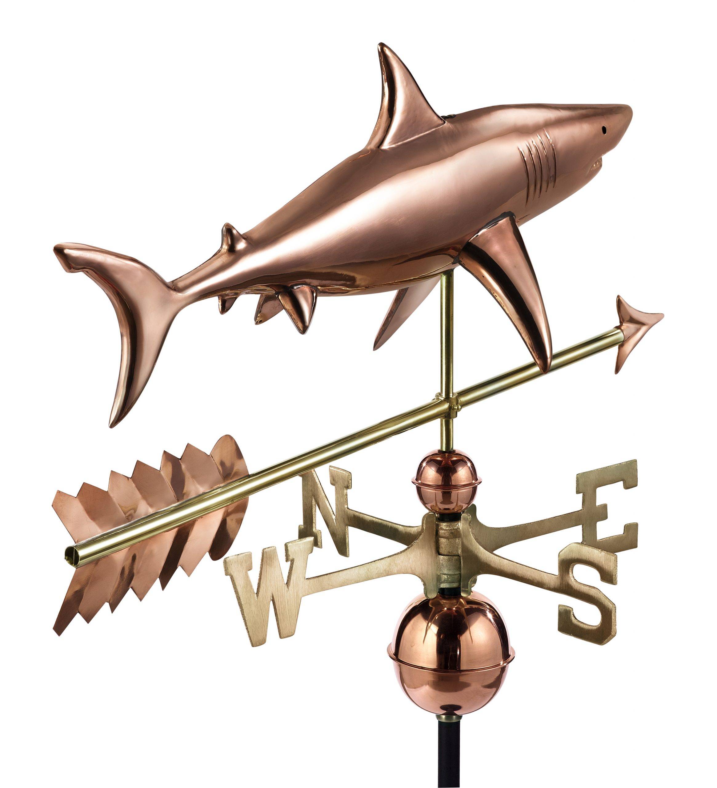Polished Shark Weathervane - Image 3