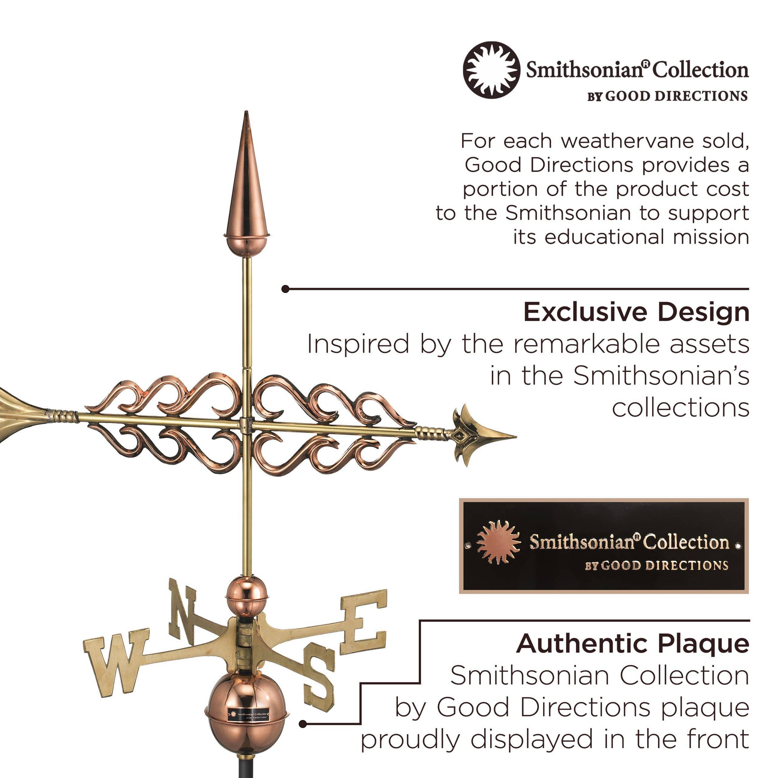Smithsonian Arrow Polished Weathervane - Image 3