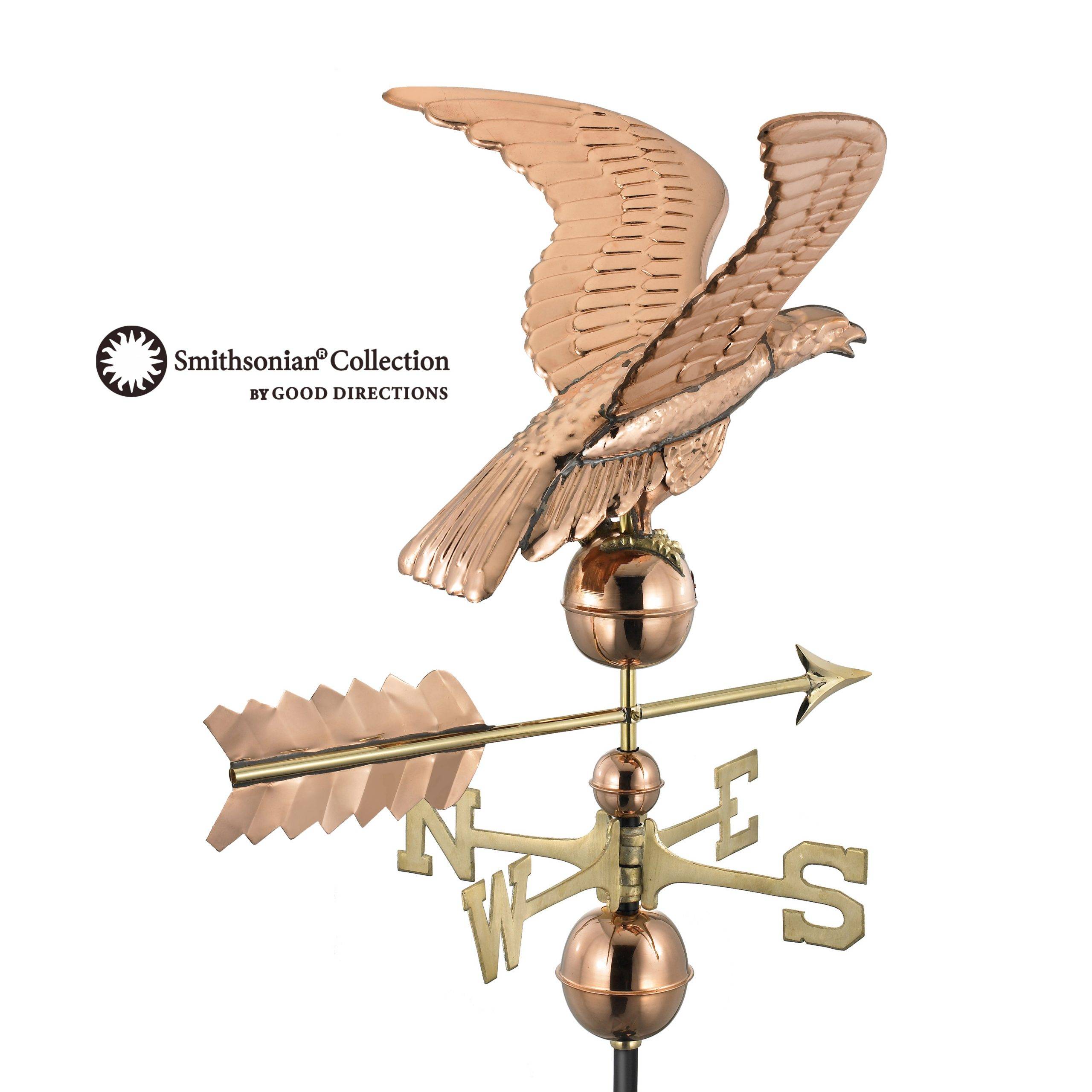 Smithsonian Eagle Polished Copper Weathervane - Image 2