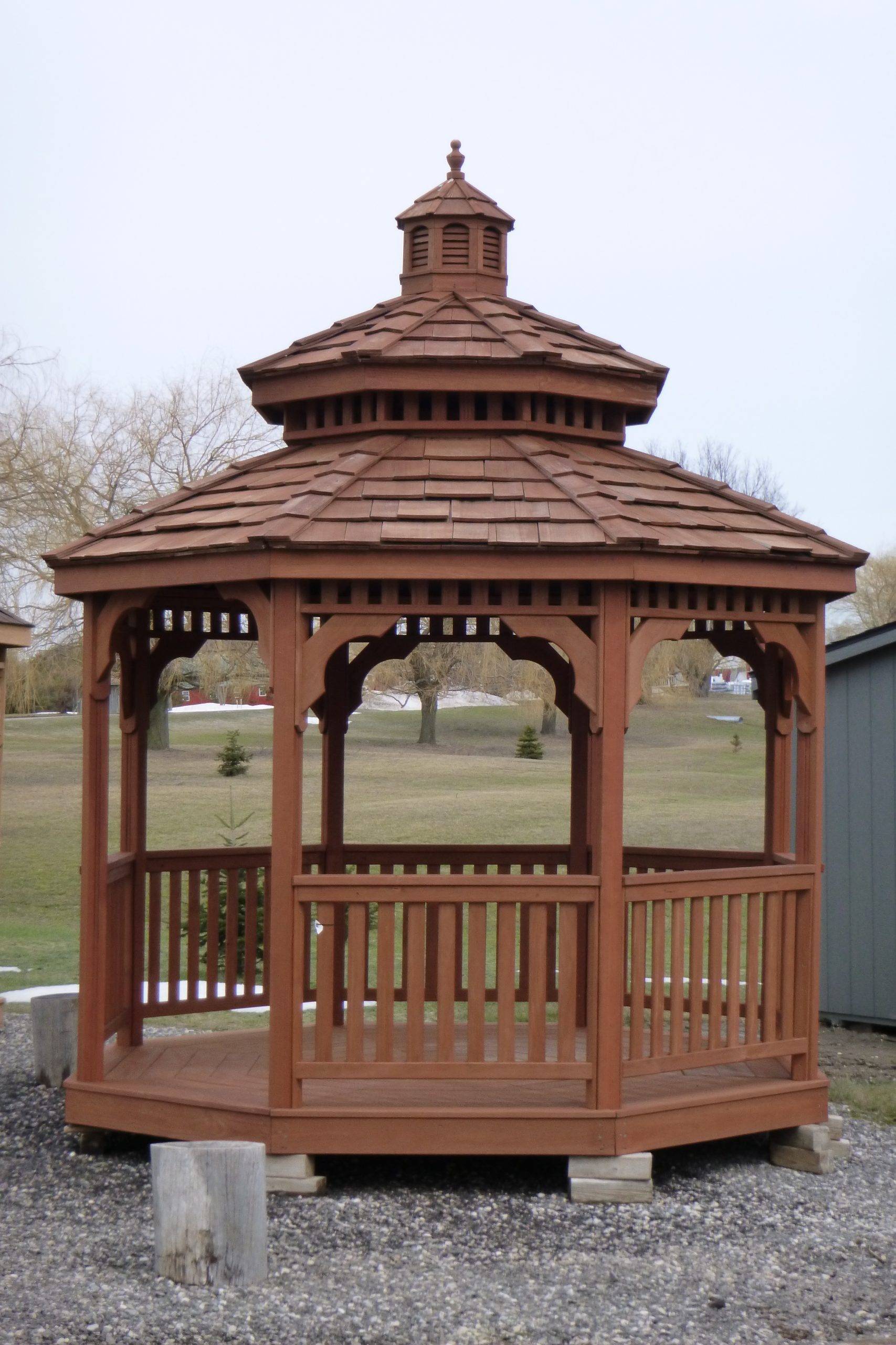 10' Southern Pine Octagon Gazebo