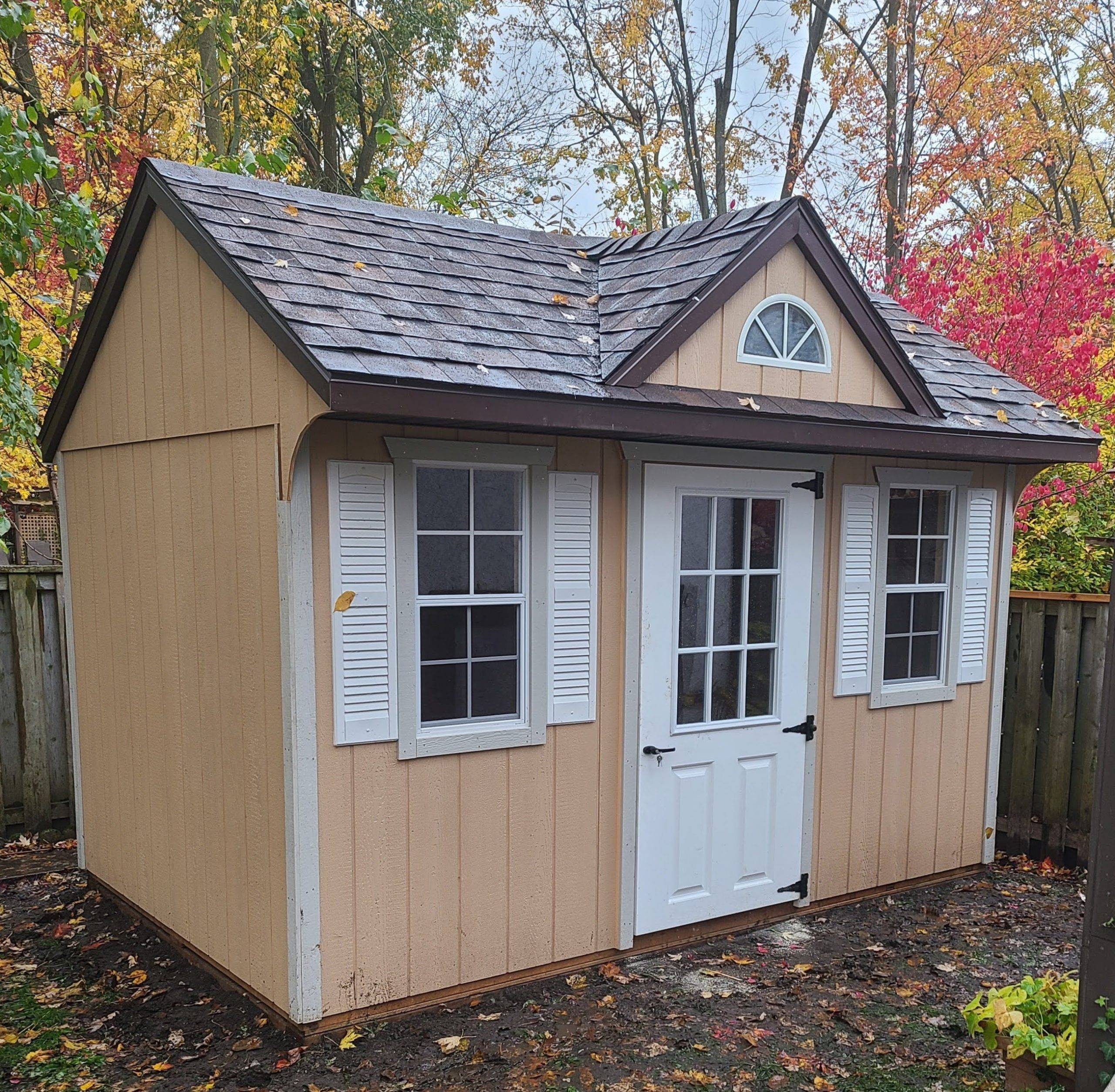 8 x 12 Saltbox Garden Shed