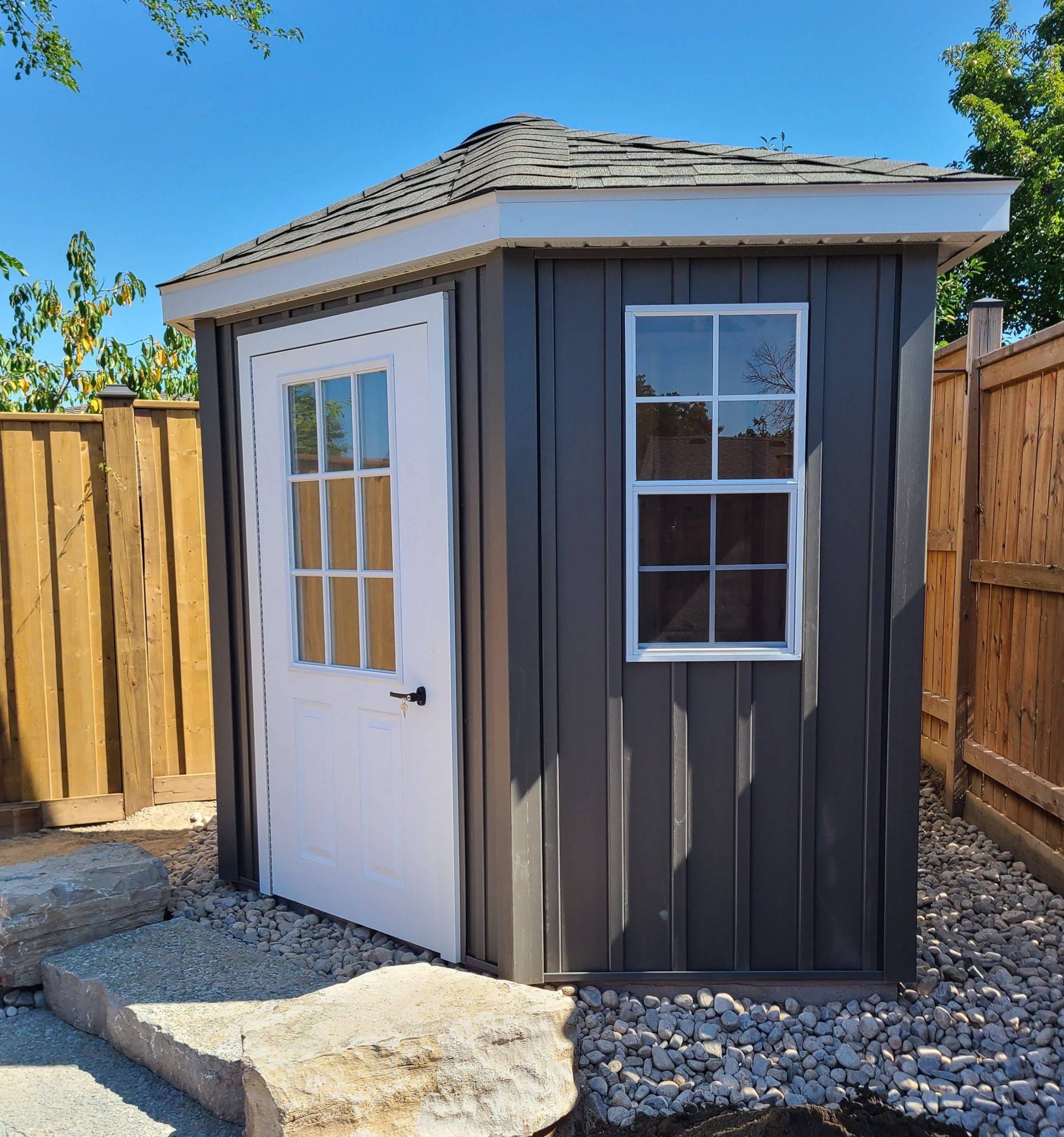 7 x 7 Corner Shed