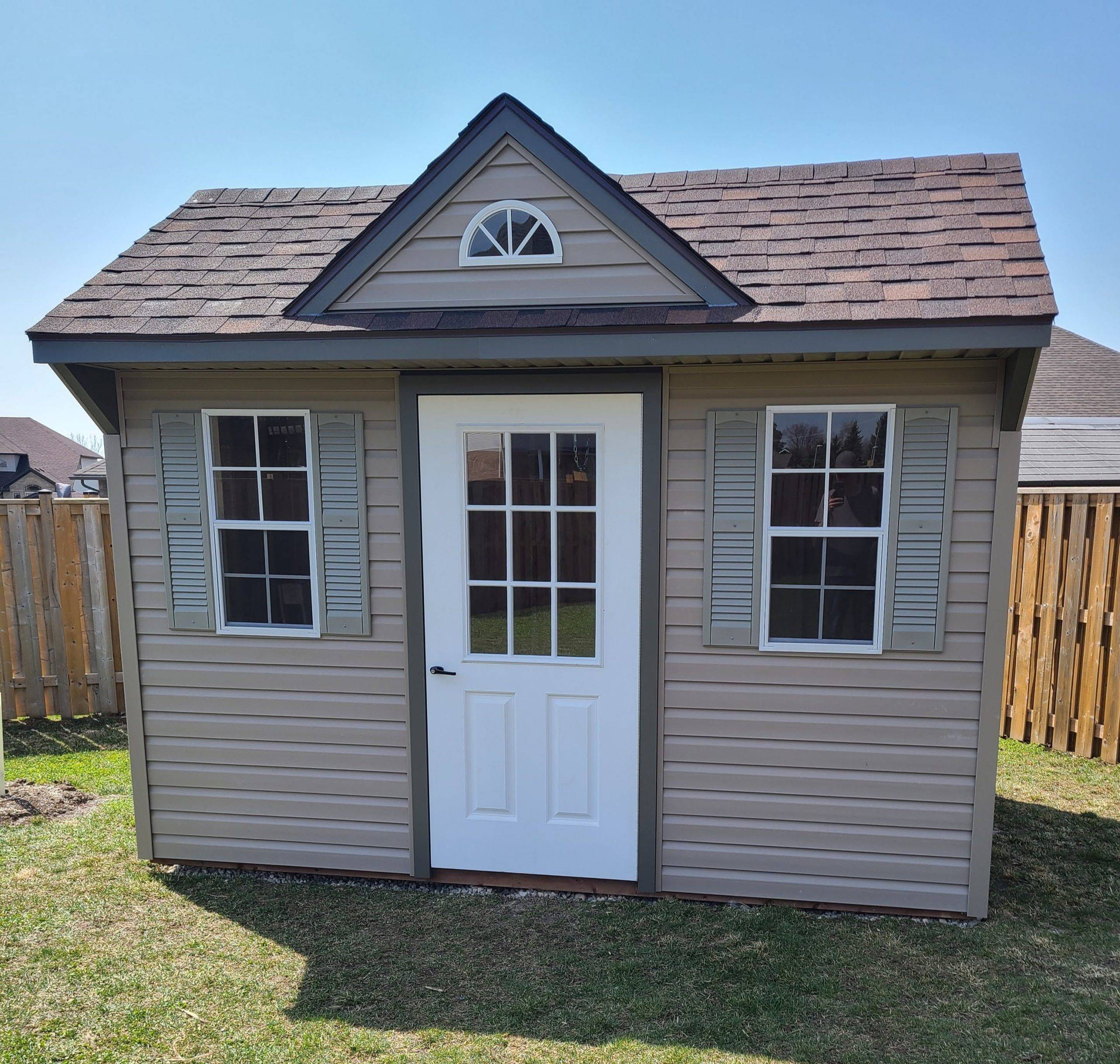 8 x 10 Saltbox Garden Shed