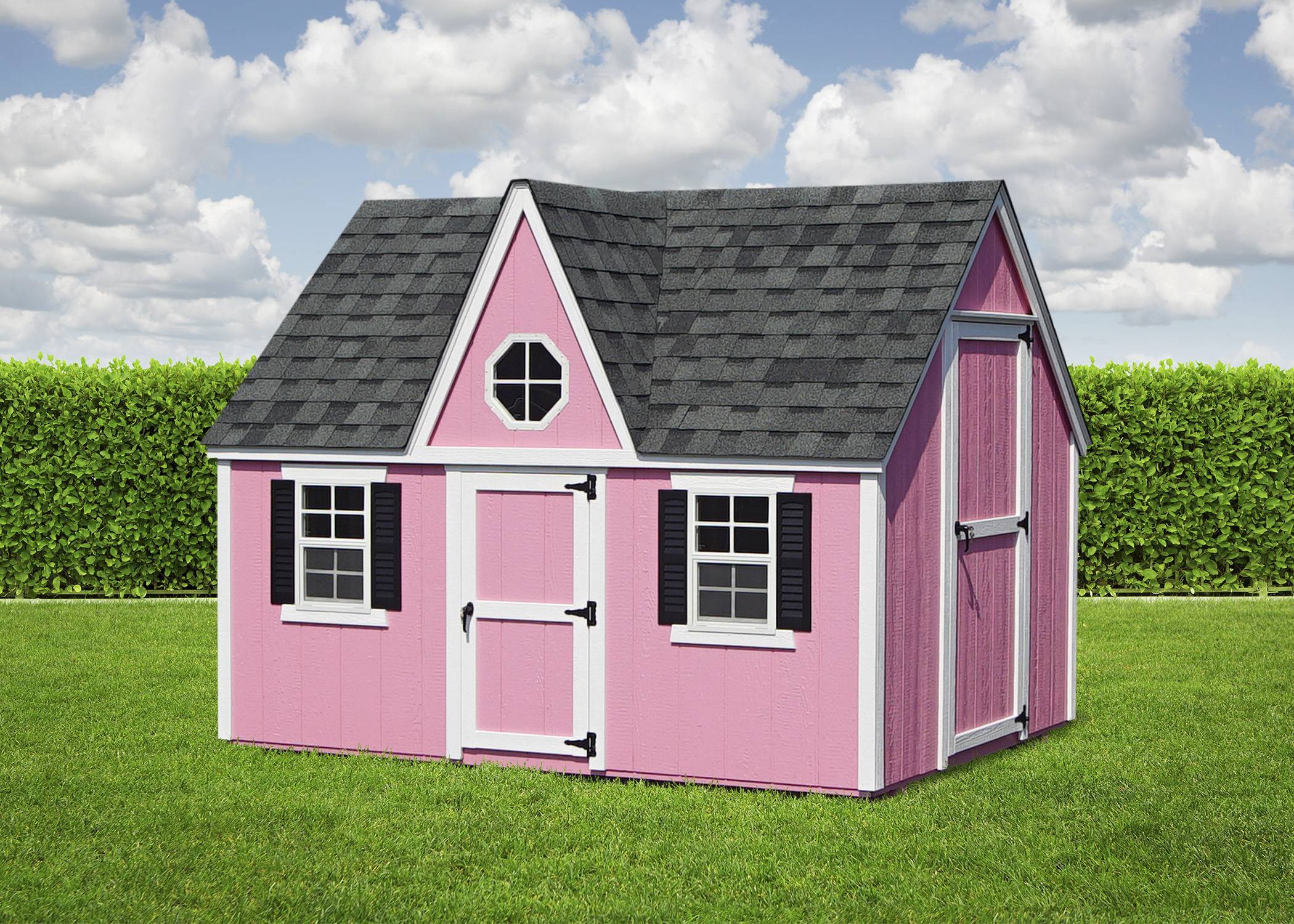 8 x 12 Pink Victorian Playhouse