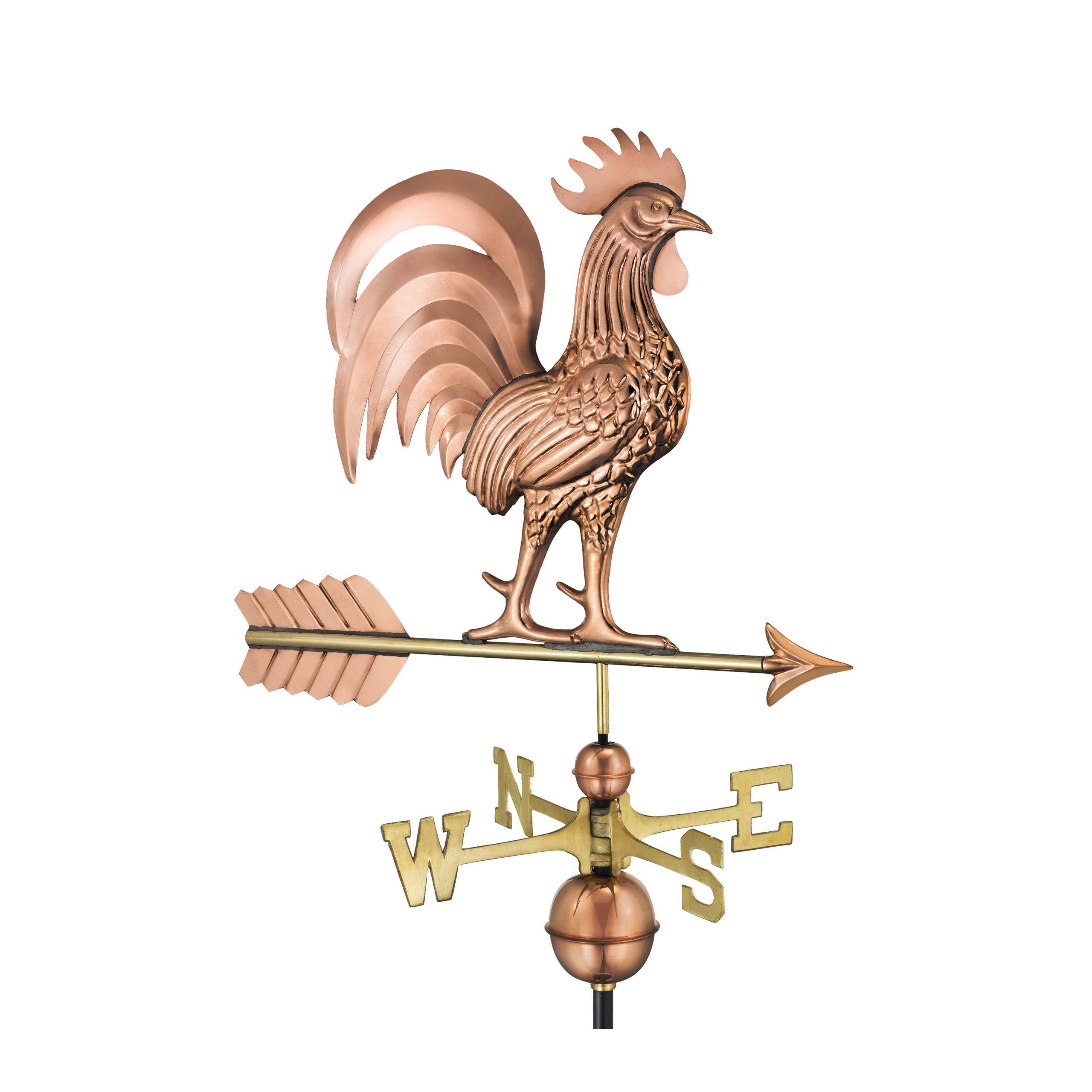 Proud Rooster Weathervane Polished - Image 3