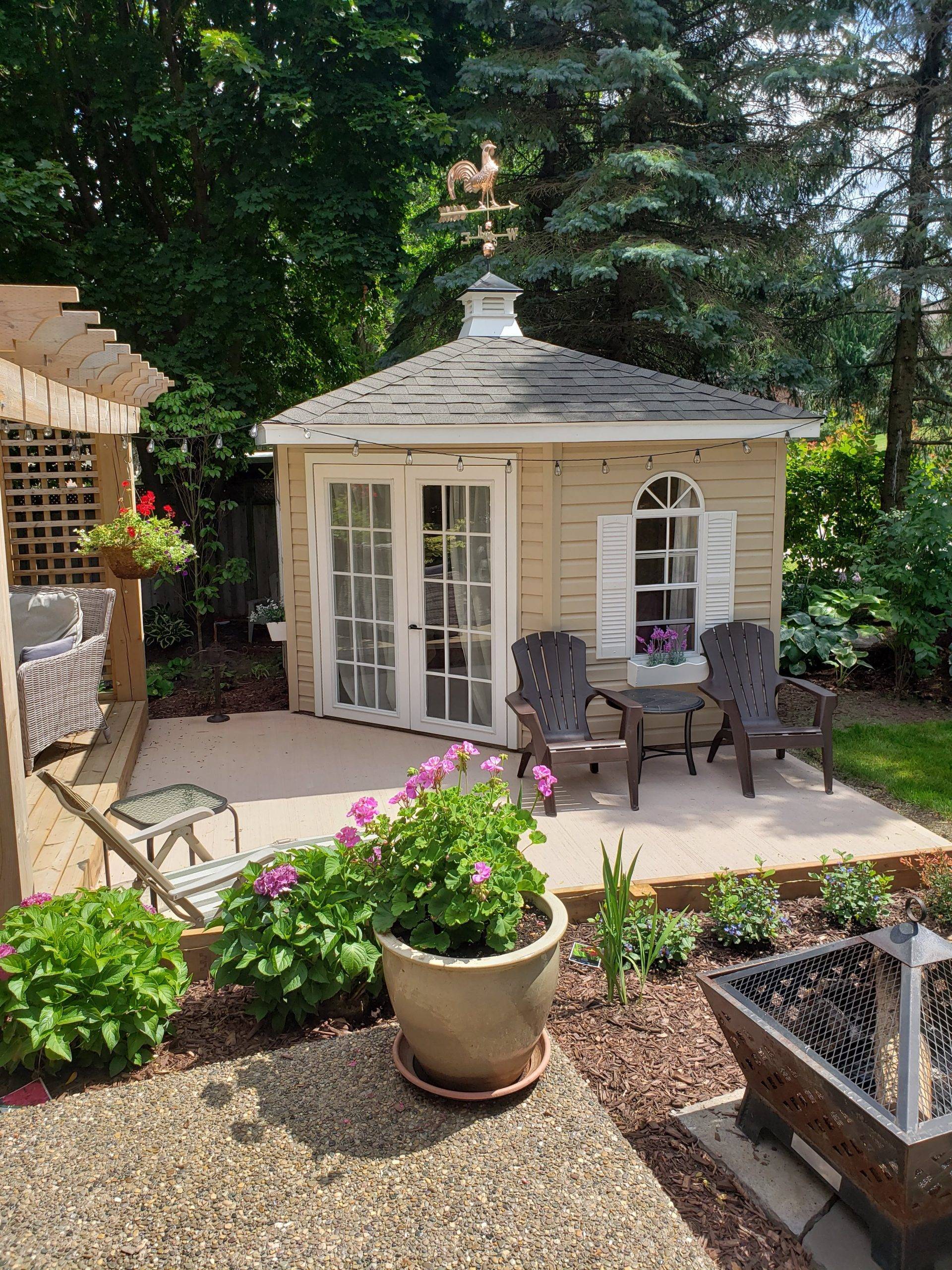 10 x 10 Corner Shed