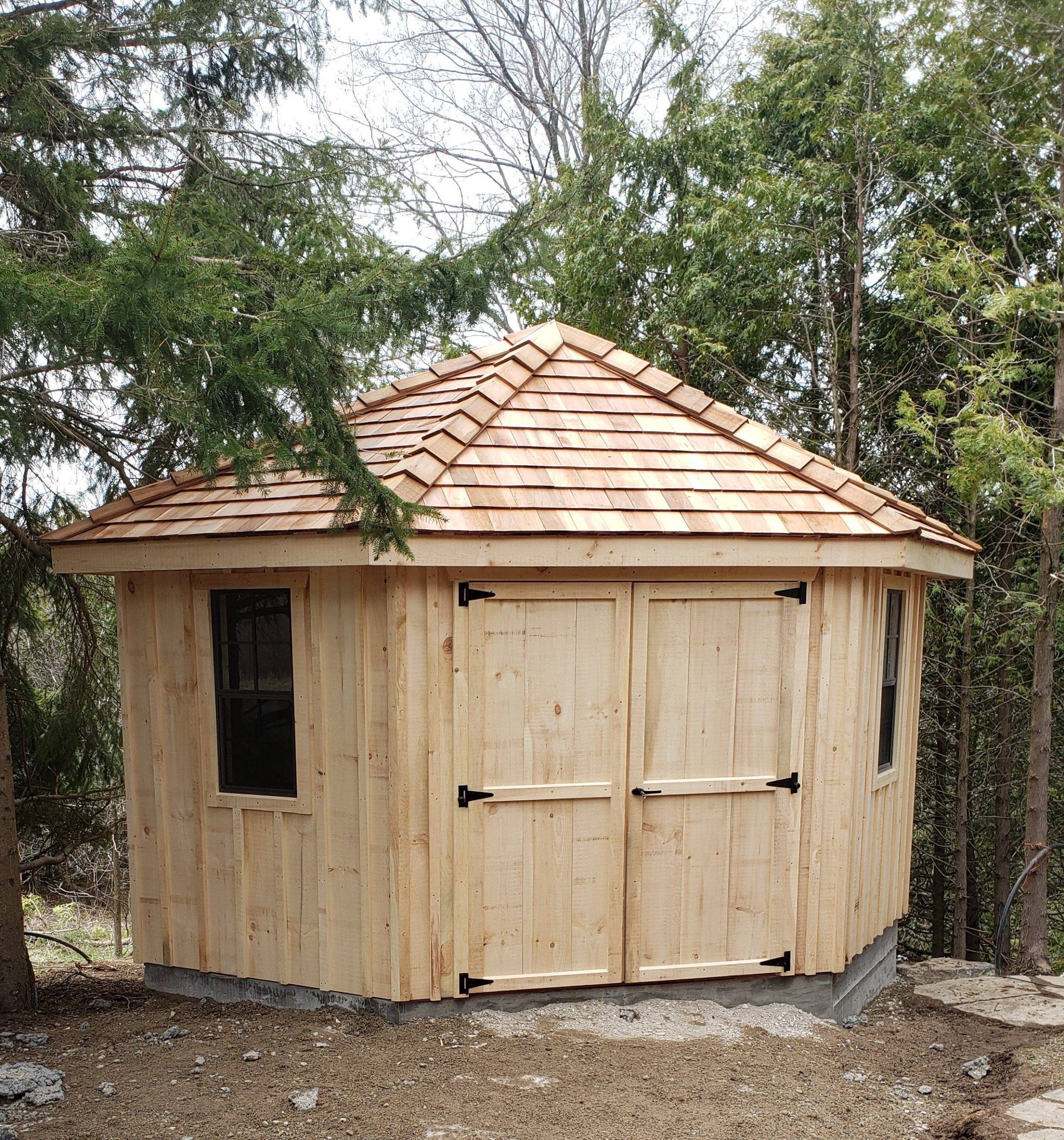 10 x 10 Corner Shed