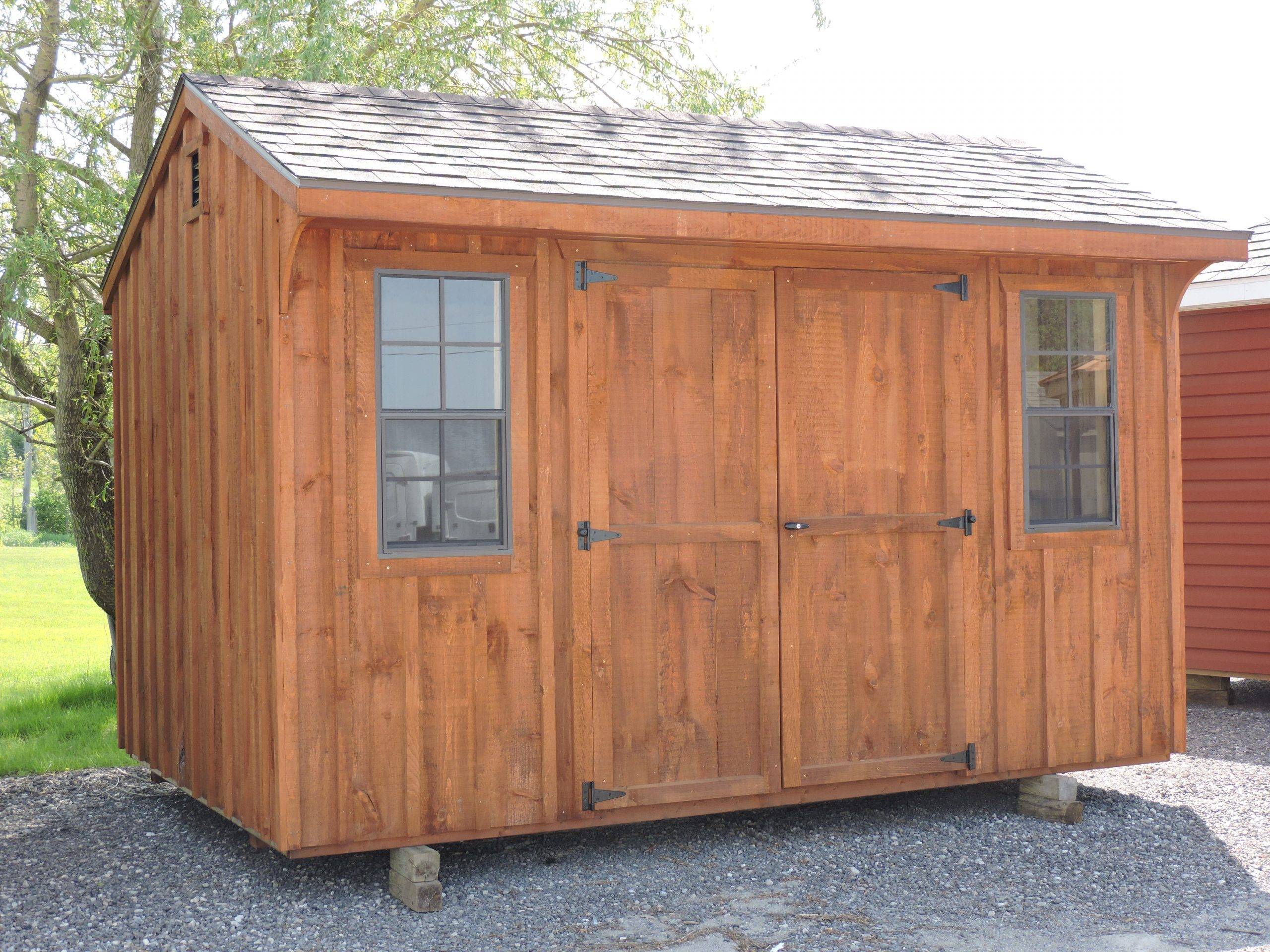 8 x 12 Saltbox Garden Shed