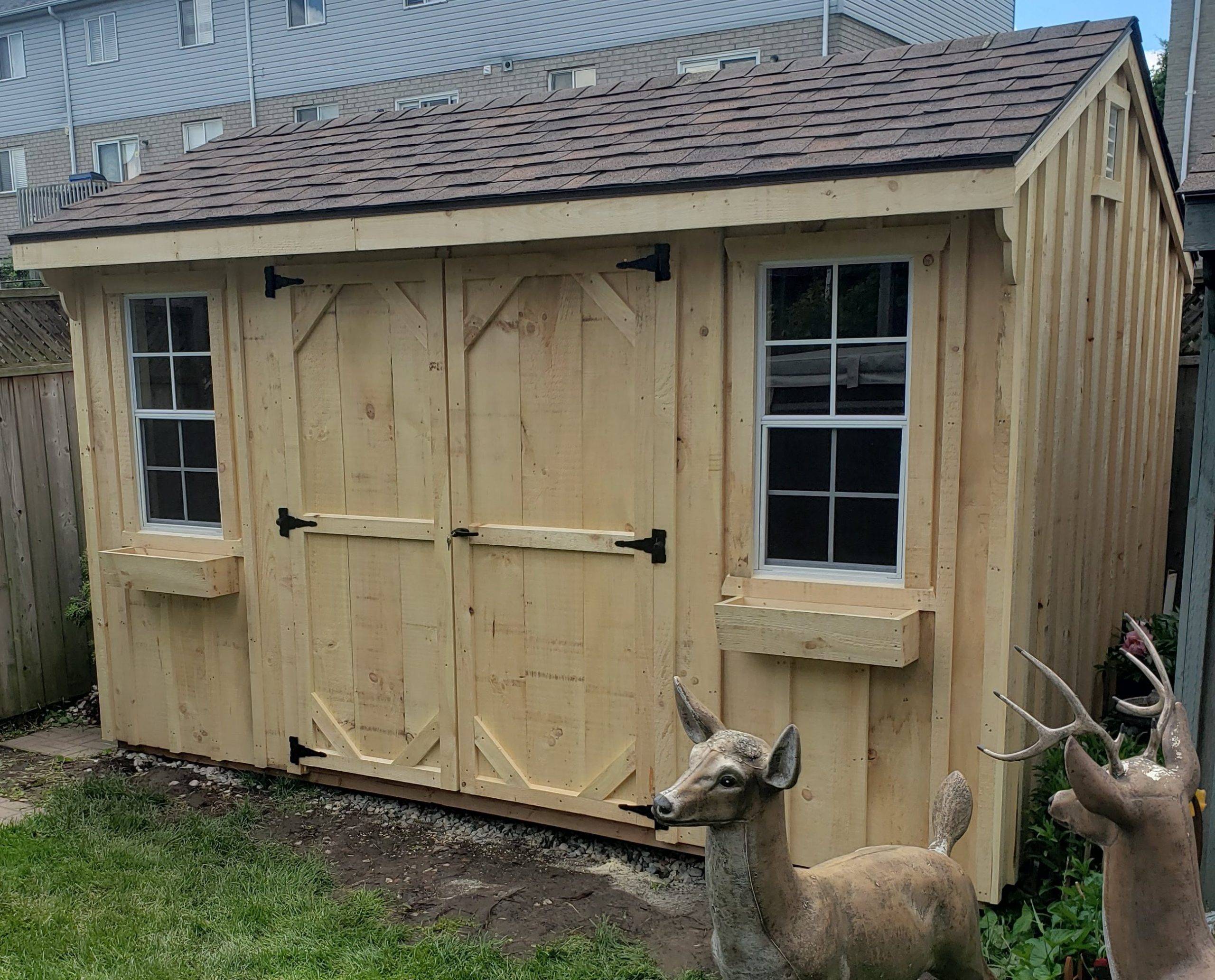 8 x 12 Saltbox Garden Shed