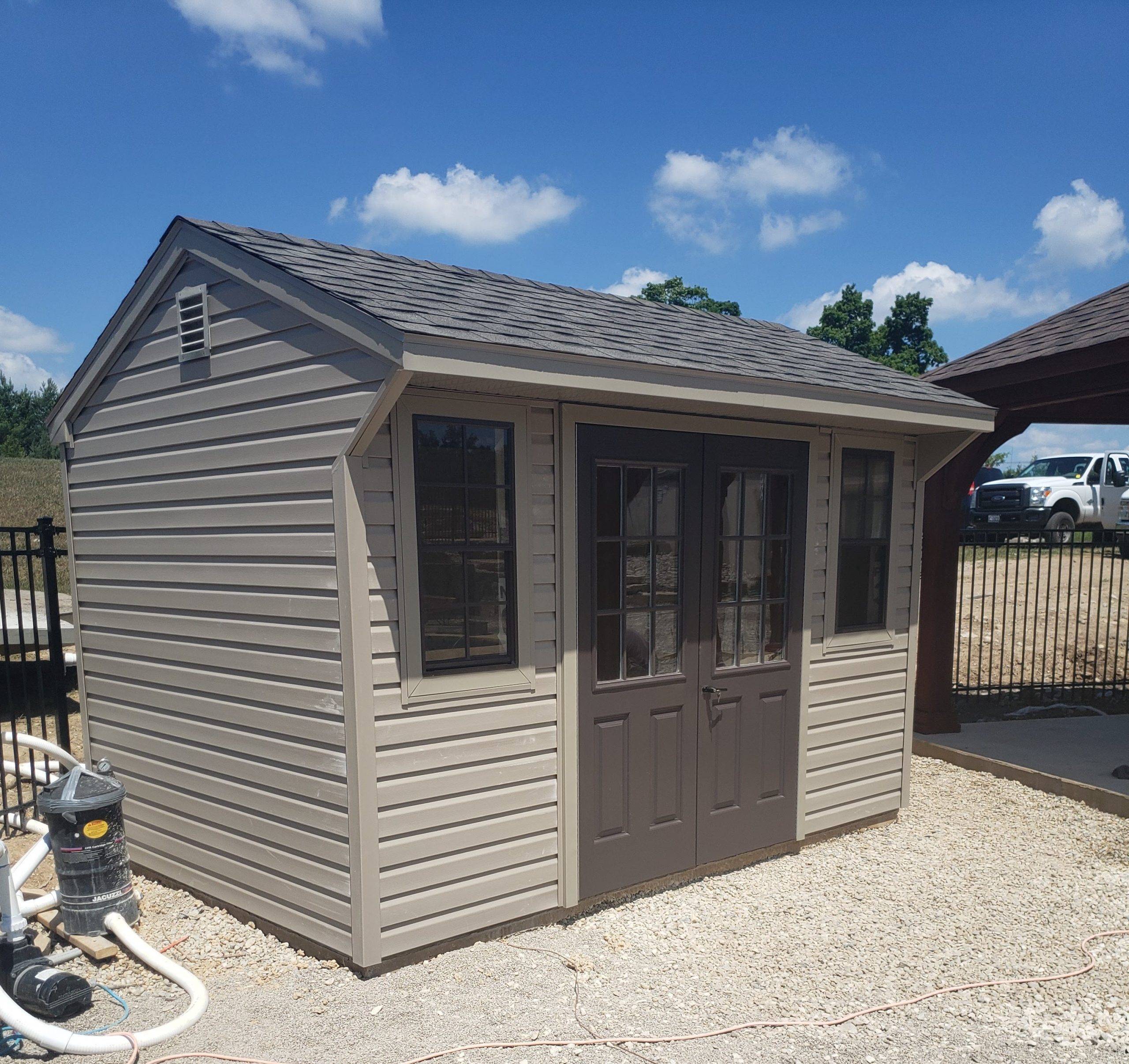 8 x 12 Saltbox Garden Shed
