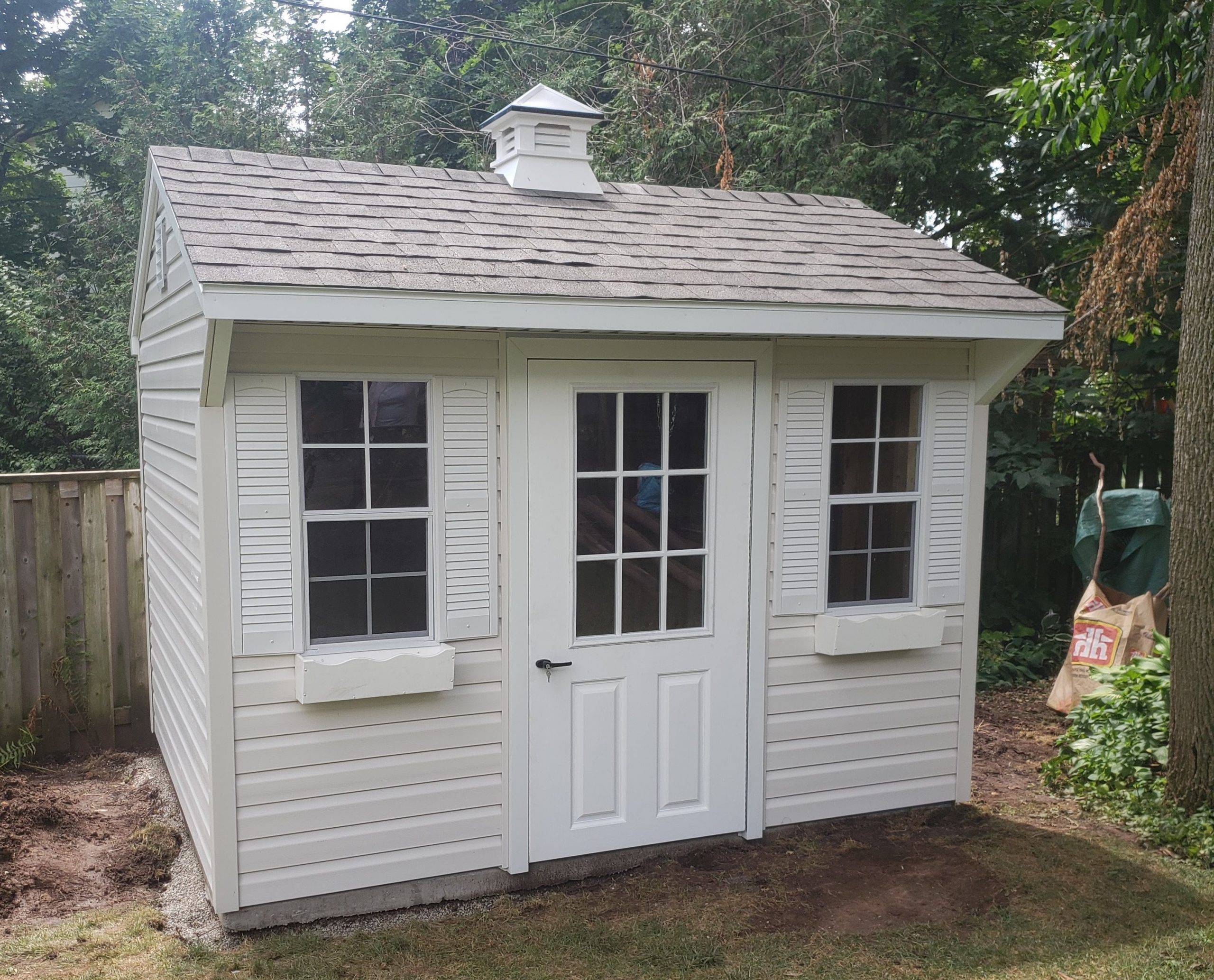 8 x 10 Saltbox Garden Shed