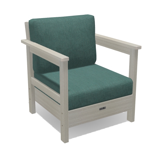 Deep Seat Patio Chair - Breeze / Birchwood