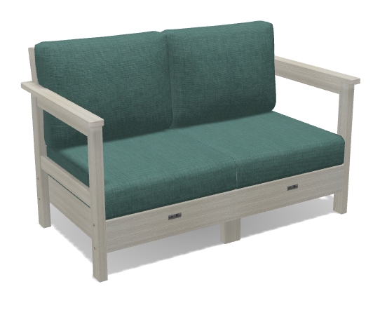 Deep Seat Patio Love Seat - Breeze / Birchwood