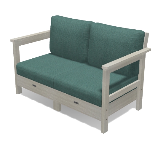 Deep Seat Patio Love Seat - Breeze / Birchwood - Image 3